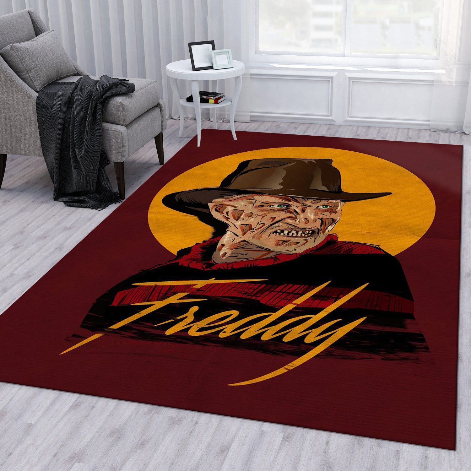 Freddy Moon Rug Living Room Rug Home US Decor - Indoor Outdoor Rugs