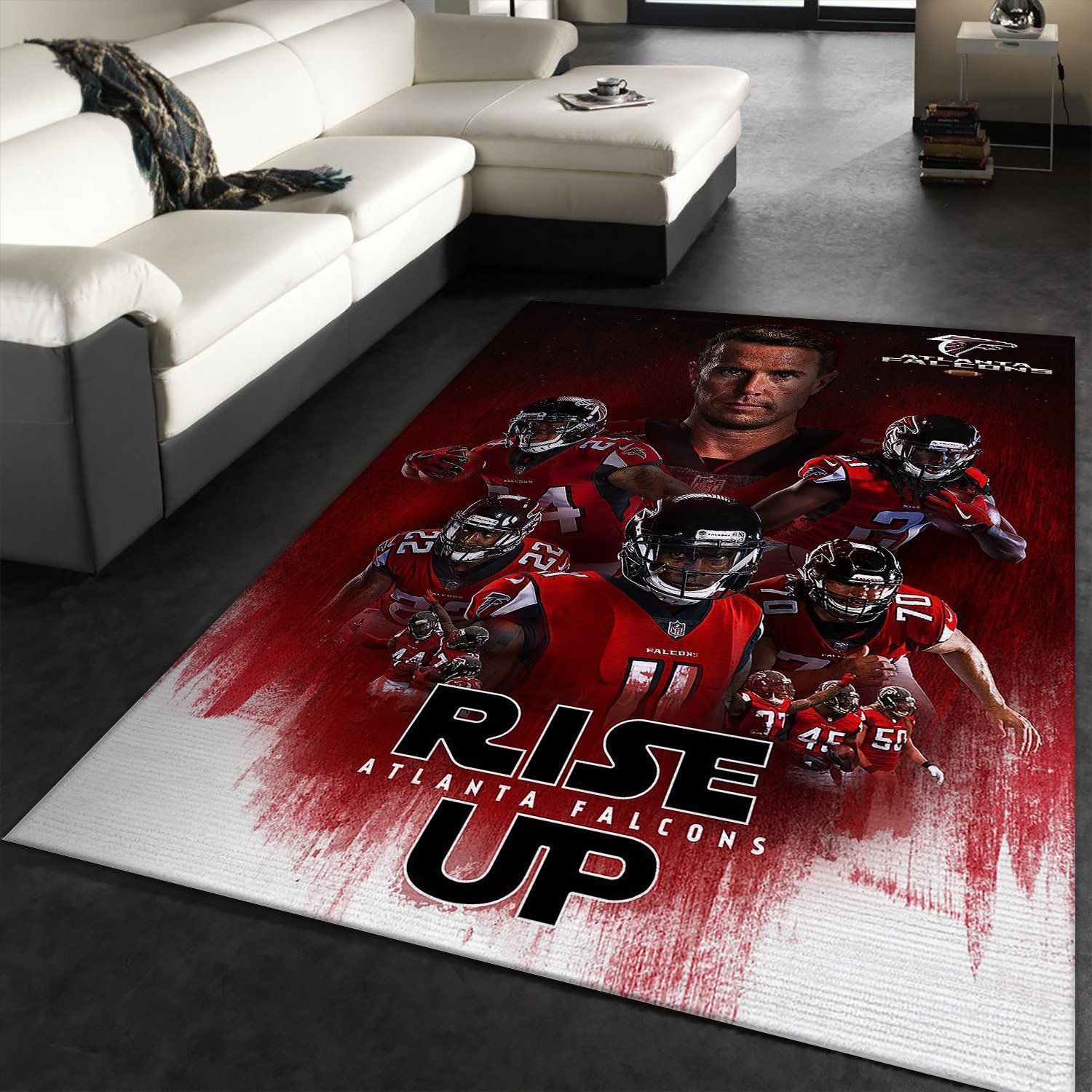 Atlanta Falcons Area Rugs Living Room Carpet SIC121201 Local Brands Floor Decor The US Decor - Indoor Outdoor Rugs