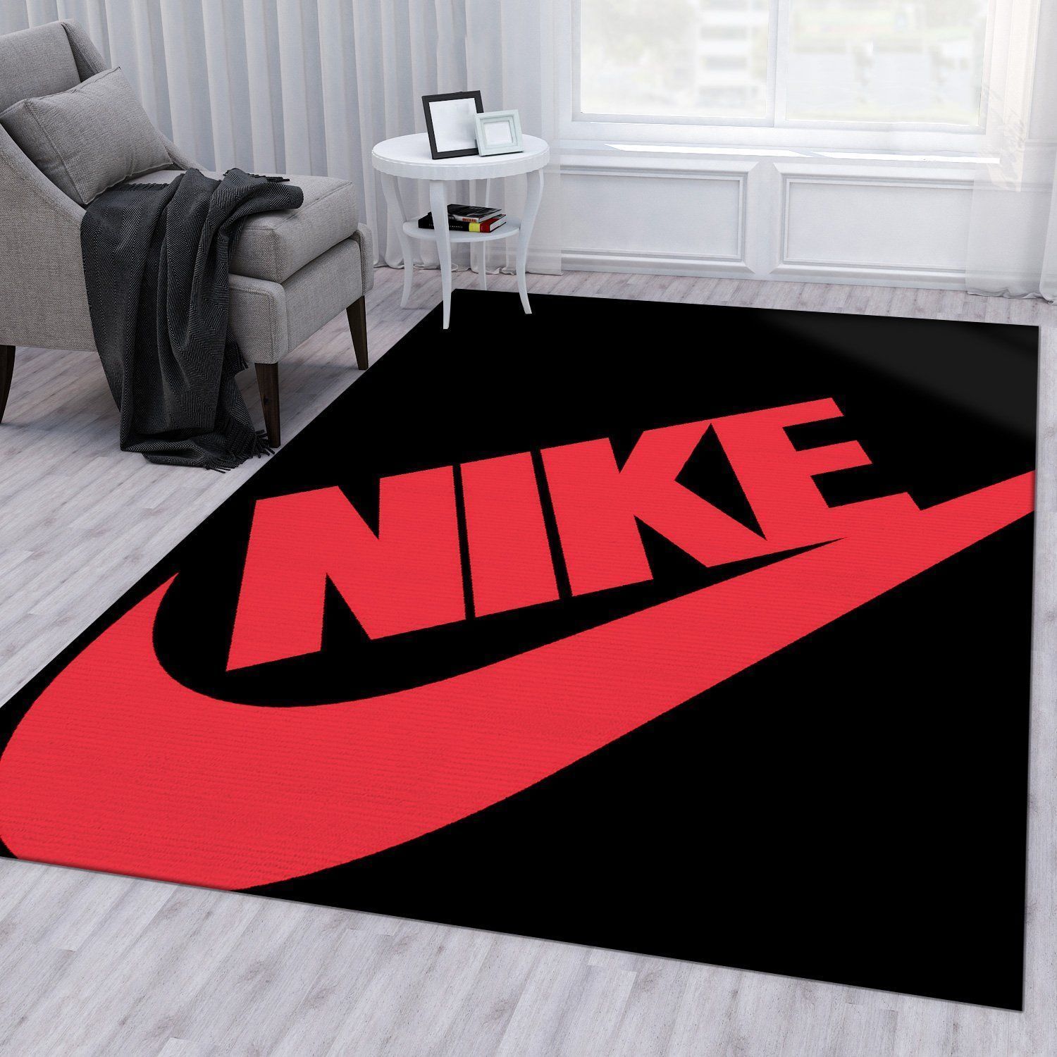 Nike Fashion Brand Area Rug Living Room Rug Christmas Gift US Decor - Indoor Outdoor Rugs