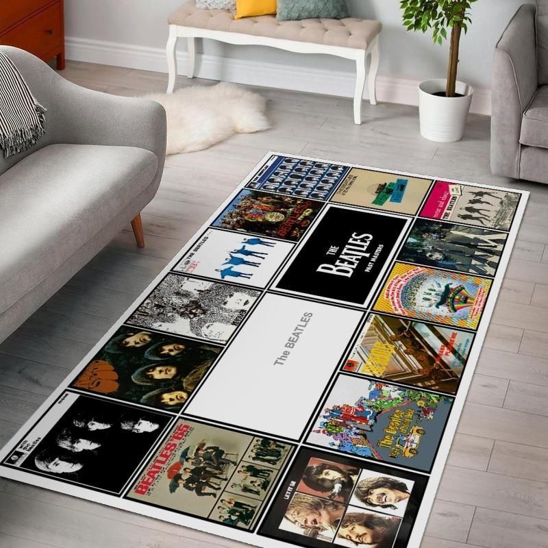 The Beatles V13 Living Rooms Music Band Area Rugs, Bedroom, Floor Decor - Indoor Outdoor Rugs