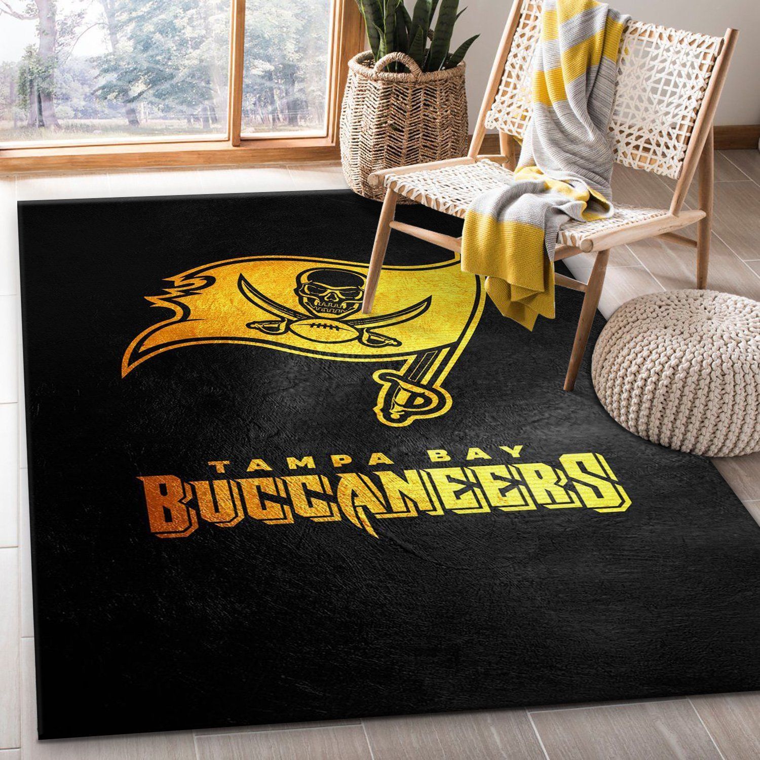 Tampa Bay Buccaneers NFL Area Rug, Living room and bedroom Rug, Christmas Gift US Decor - Indoor Outdoor Rugs