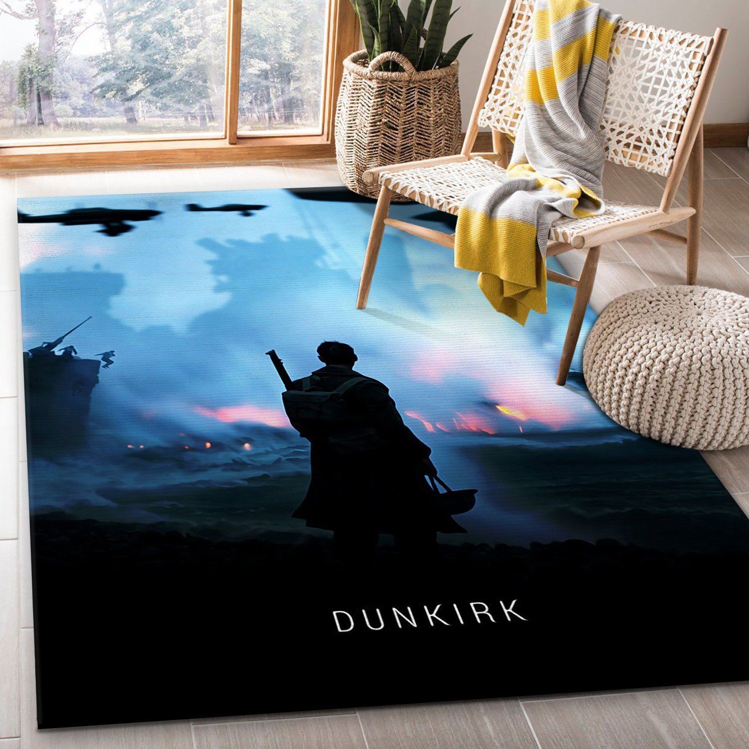 Dunkirk 2017 Area Rug Movie Rug Christmas Gift US Decor - Indoor Outdoor Rugs