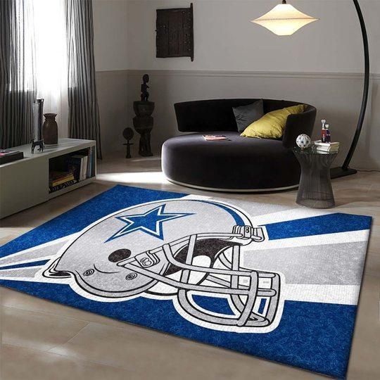 Dallas Cowboys Area Rug Nfl Football Floor Decor 0111199 - Indoor Outdoor Rugs