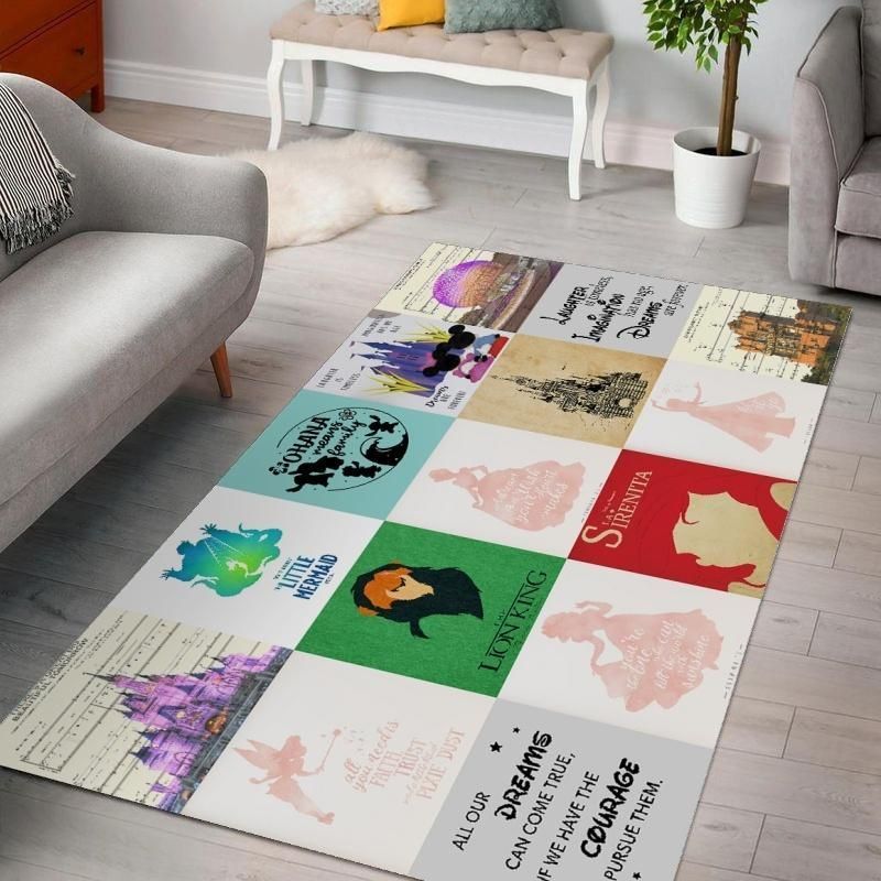 Disney Ver 1 Living Room Area Rug, Kitchen Rug, Home Decor - Indoor Outdoor Rugs