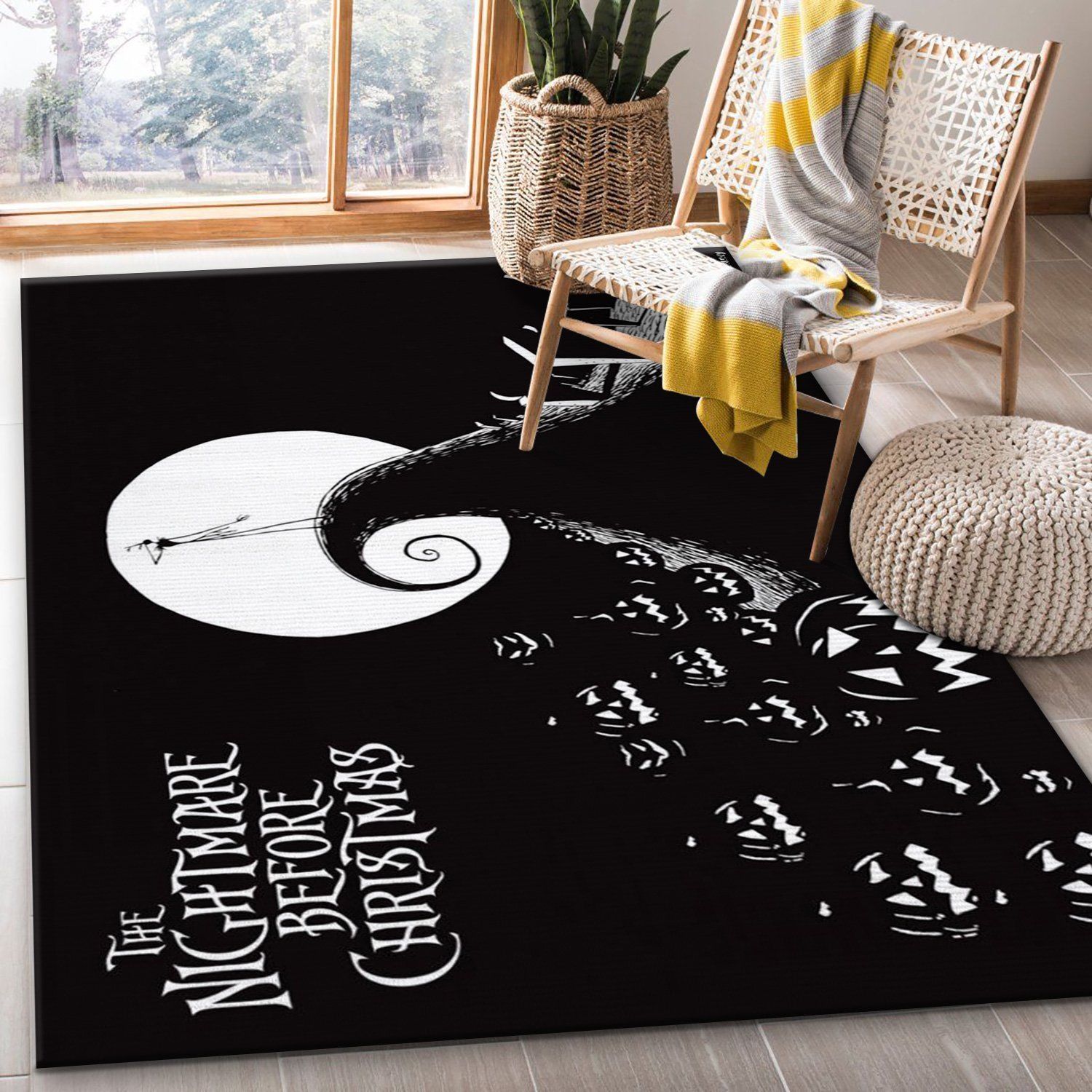 Nightmare Before Christmas Ver13 Rug Bedroom Rug US Gift Decor - Indoor Outdoor Rugs