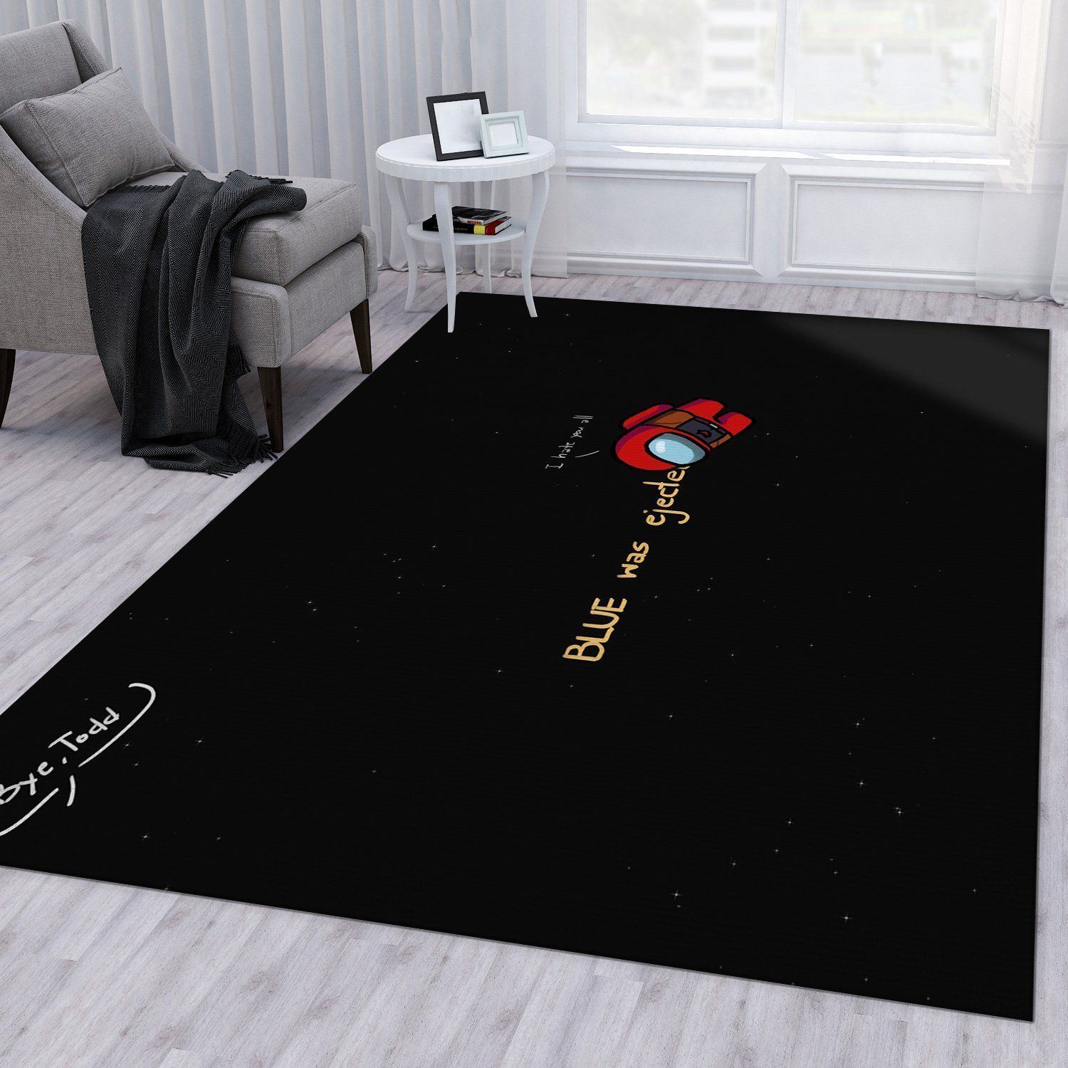 Among Us Ver7 Area Rug Bedroom Rug US Gift Decor - Indoor Outdoor Rugs