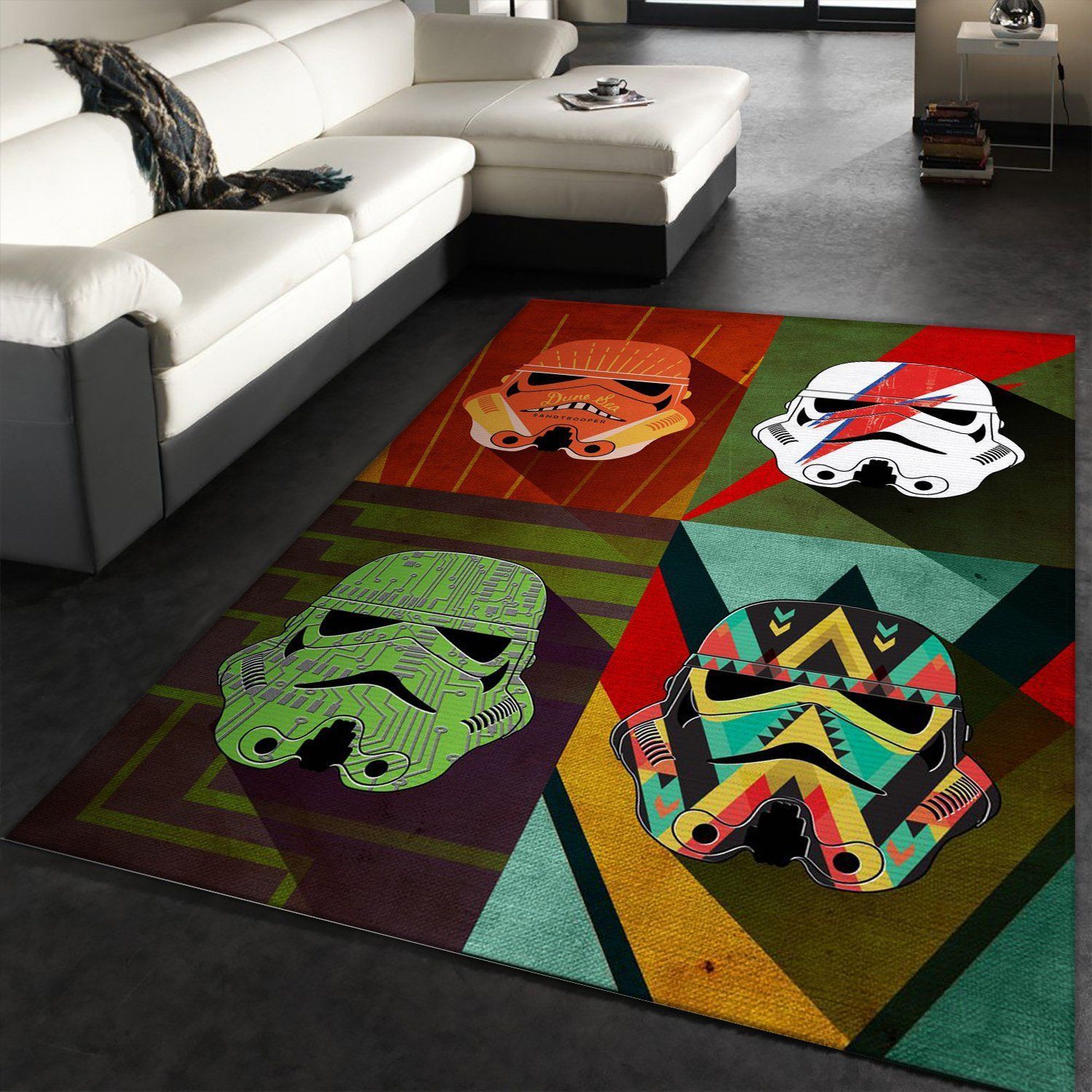 Thunder Squad Star War Pop Art Rug, Bedroom Rug, Family Gift US Decor - Indoor Outdoor Rugs