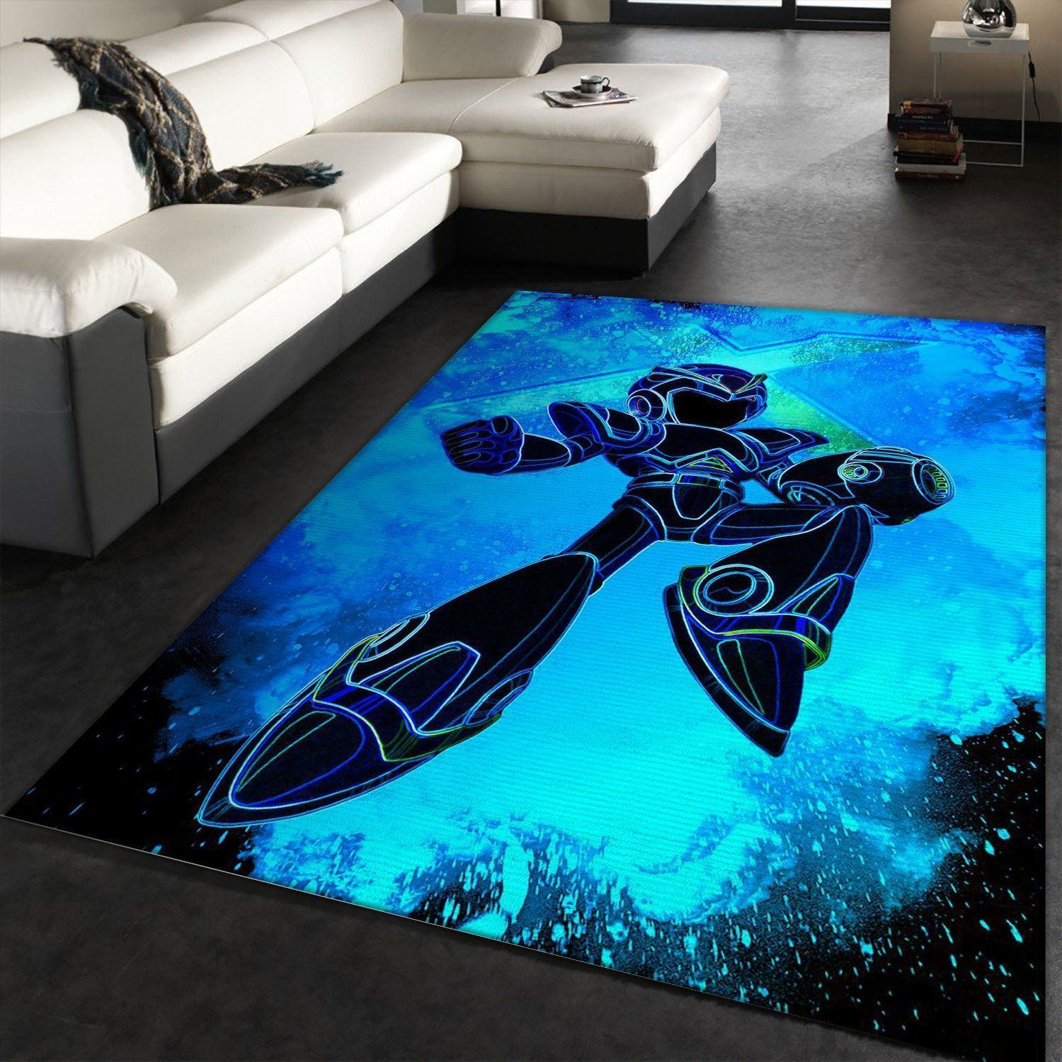 The Soul Of The Robot Manga Hero Area Rug, Living room and bedroom Rug, US Gift Decor - Indoor Outdoor Rugs