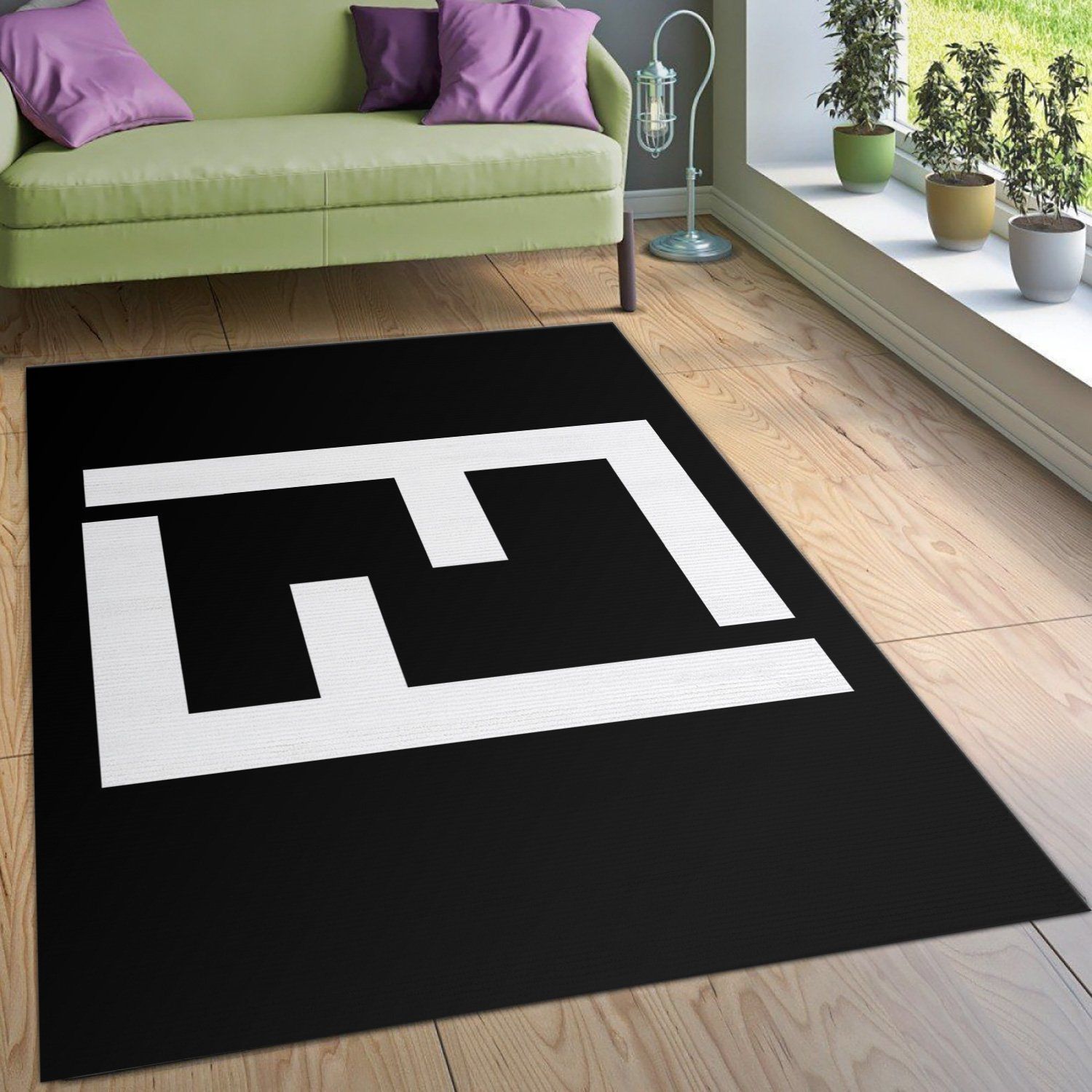 Fendi Area Rug Bedroom Rug Home Decor Floor Decor - Indoor Outdoor Rugs