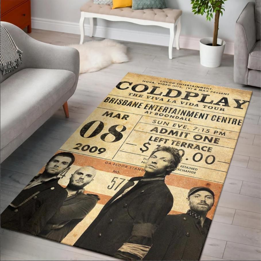 Coldplay Band Area Rug Rugs For Living Room Rug Home Decor - Indoor Outdoor Rugs