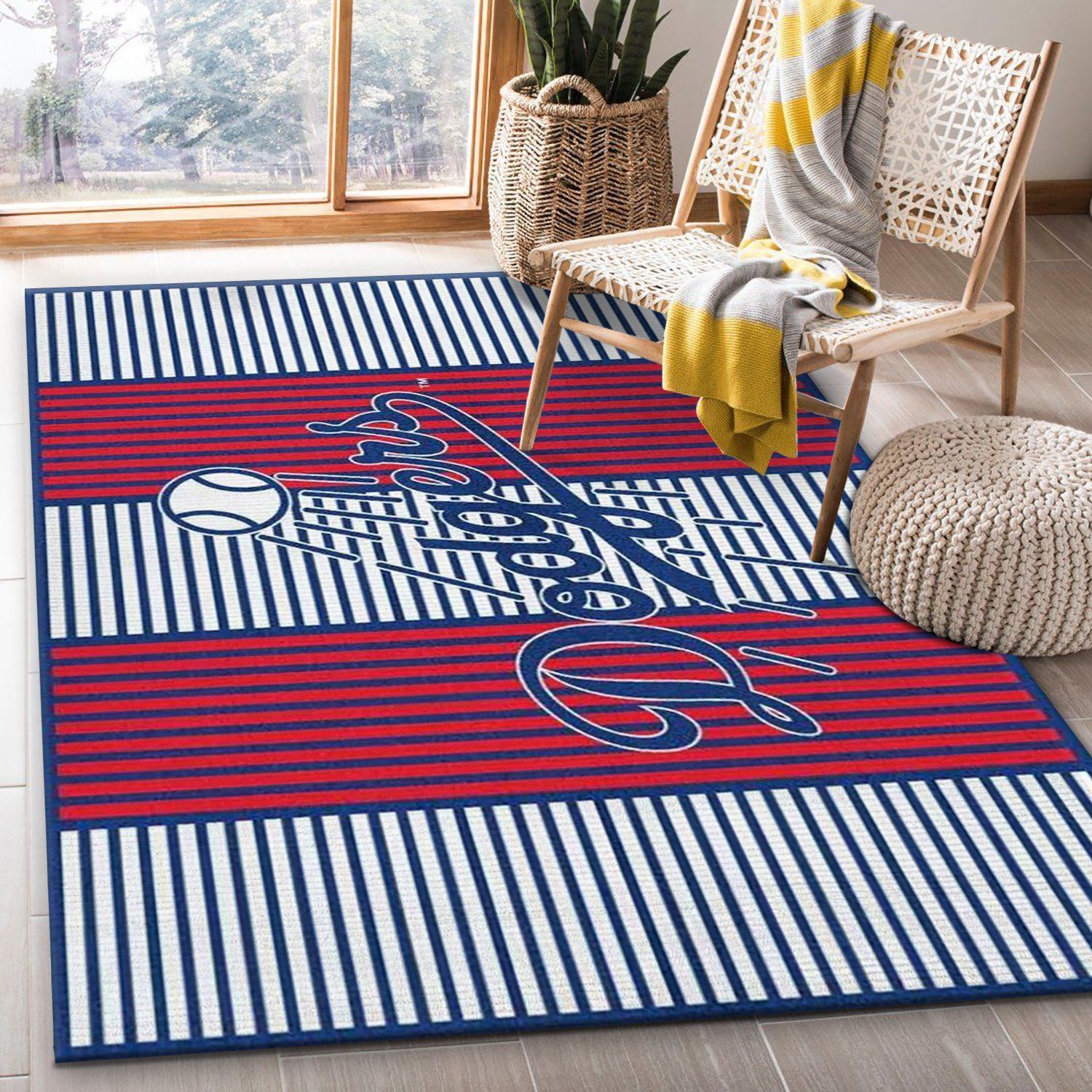 Los Angeles Dodgers Imperial Champion Rug Area Rug Carpet, Living Room Rug, Home Decor Floor Decor - Indoor Outdoor Rugs