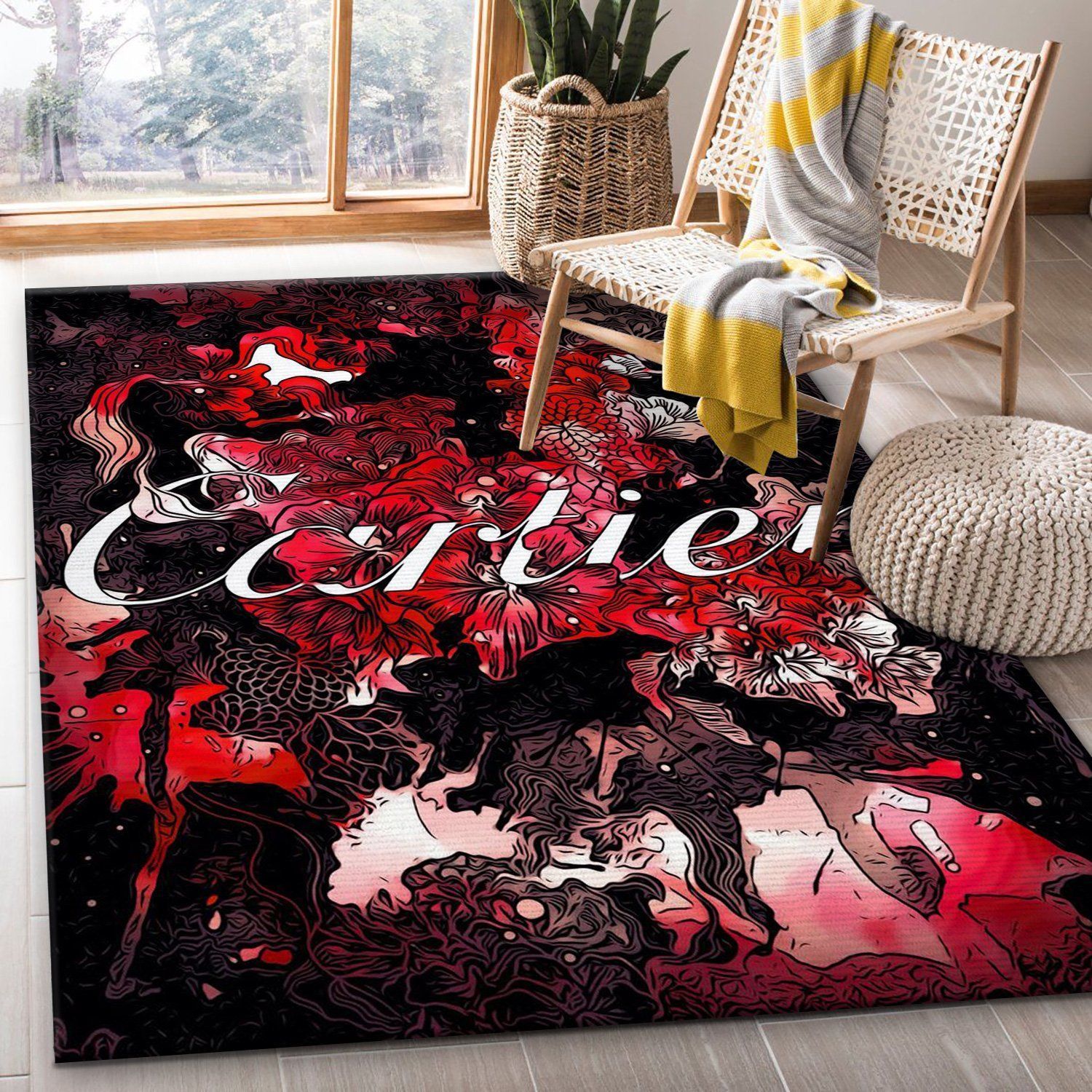 Cartier Area Rug Living Room Rug Christmas Gift US Decor - Indoor Outdoor Rugs