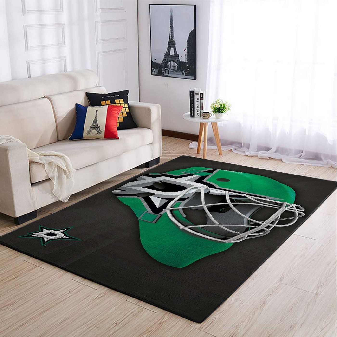 Dallas Stars Nhl Team Logo Style Nice Gift Home Decor Rectangle Area Rug - Indoor Outdoor Rugs