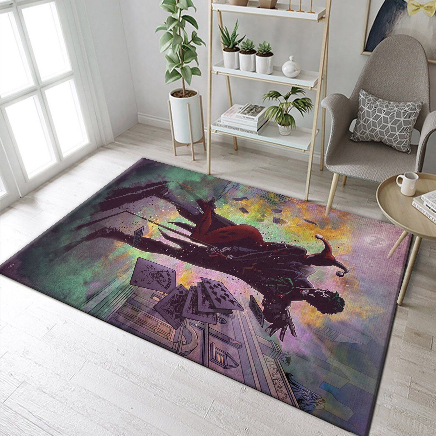 Joker DC Area Rug, Gift for fans, US Gift Decor - Indoor Outdoor Rugs