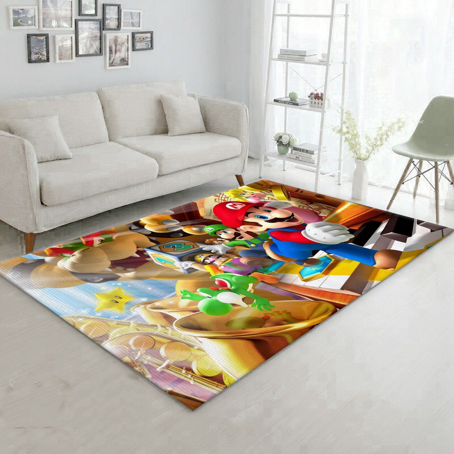 Mario Area Rug Bedroom Rug Home Decor Floor Decor - Indoor Outdoor Rugs