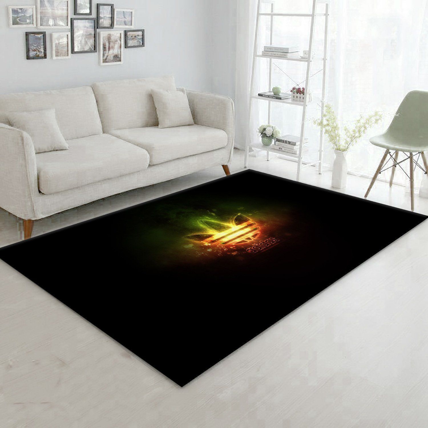 Adidas Area Rug Living Room Rug Family Gift US Decor - Indoor Outdoor Rugs