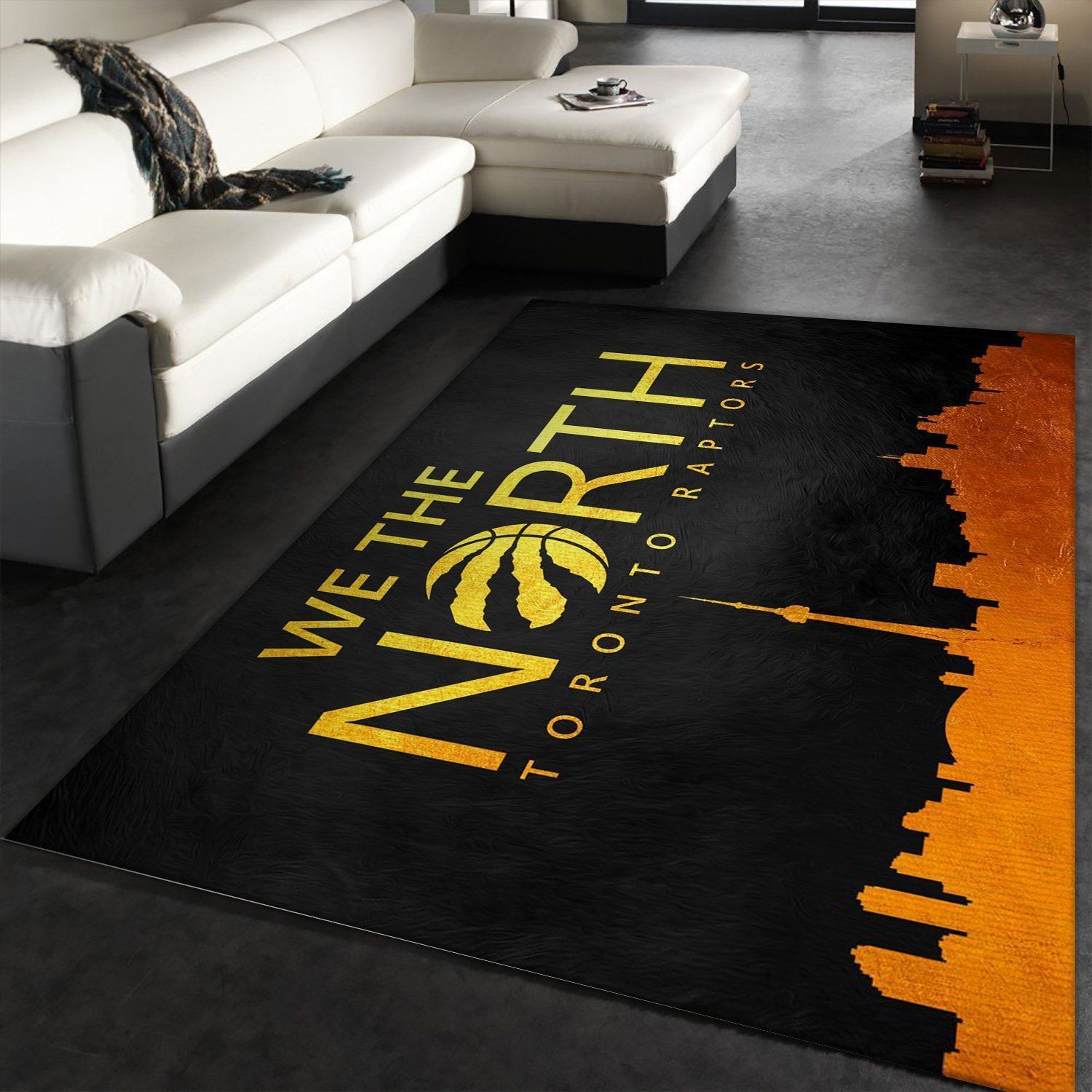 We The North NBA Team Logo Area Rug, Living room and bedroom Rug, US Gift Decor - Indoor Outdoor Rugs