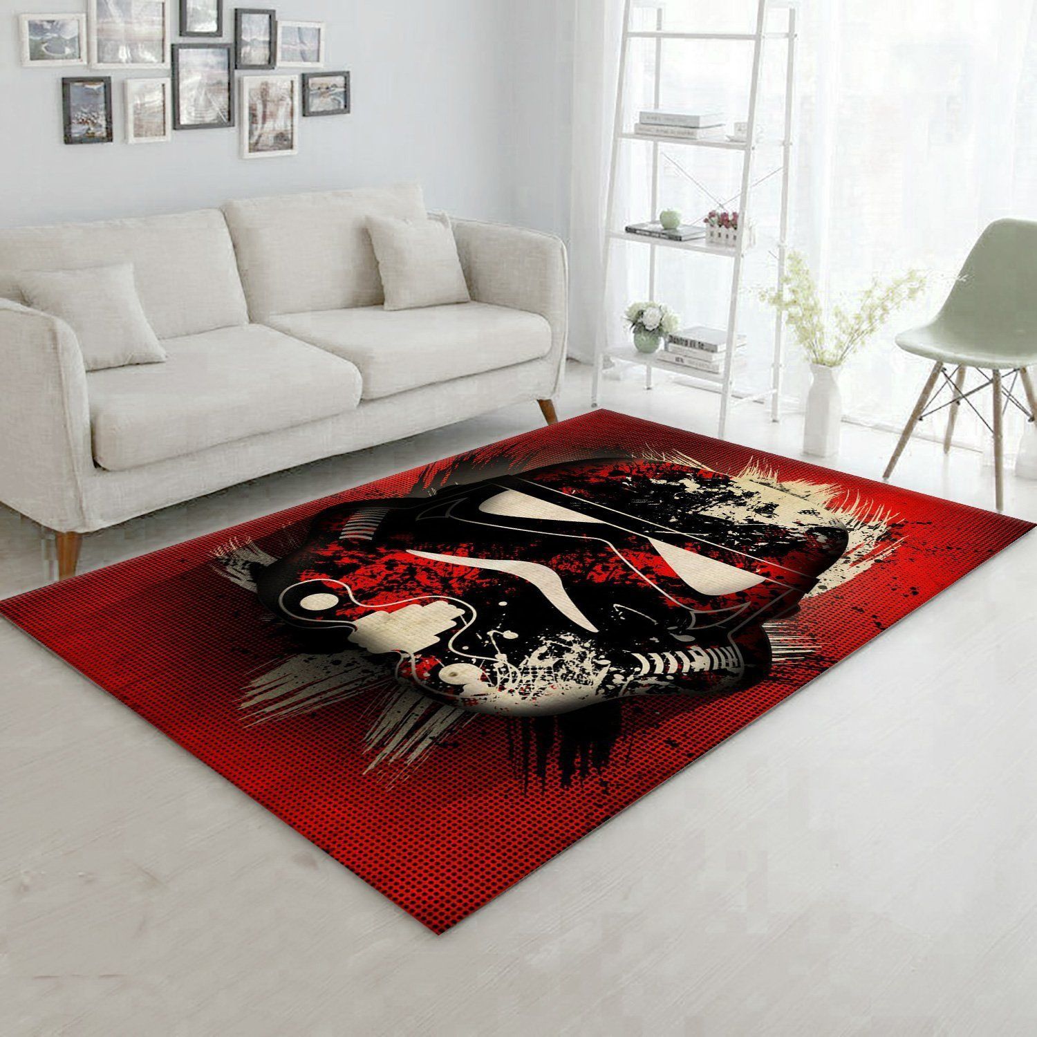 Splatter Star War Area Rug, Bedroom Rug, Family Gift US Decor - Indoor Outdoor Rugs