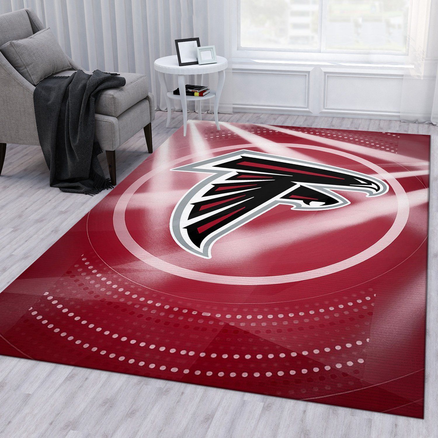 Atlanta Falcons NFL Area Rug Living Room Rug Home Decor Floor Decor - Indoor Outdoor Rugs