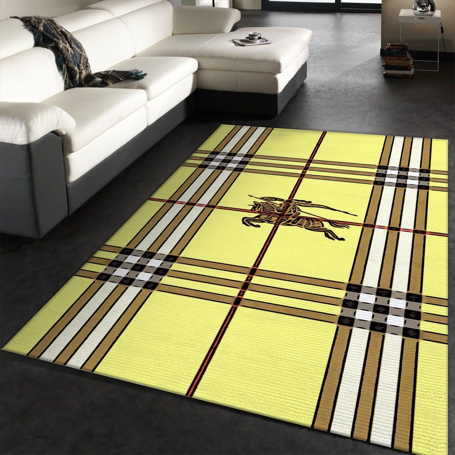 Burberry Area Rug Living Room Rug Christmas Gift US Decor - Indoor Outdoor Rugs