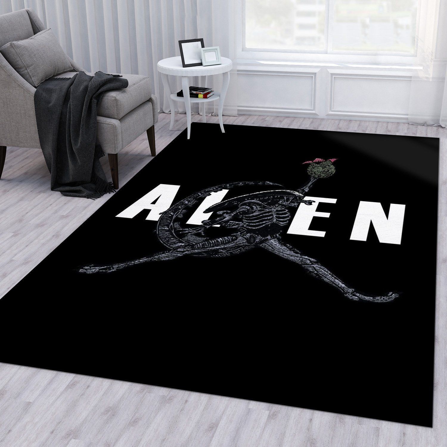 Airlien Jumpman Jordan Area Rug For Christmas Bedroom Rug Home US Decor - Indoor Outdoor Rugs