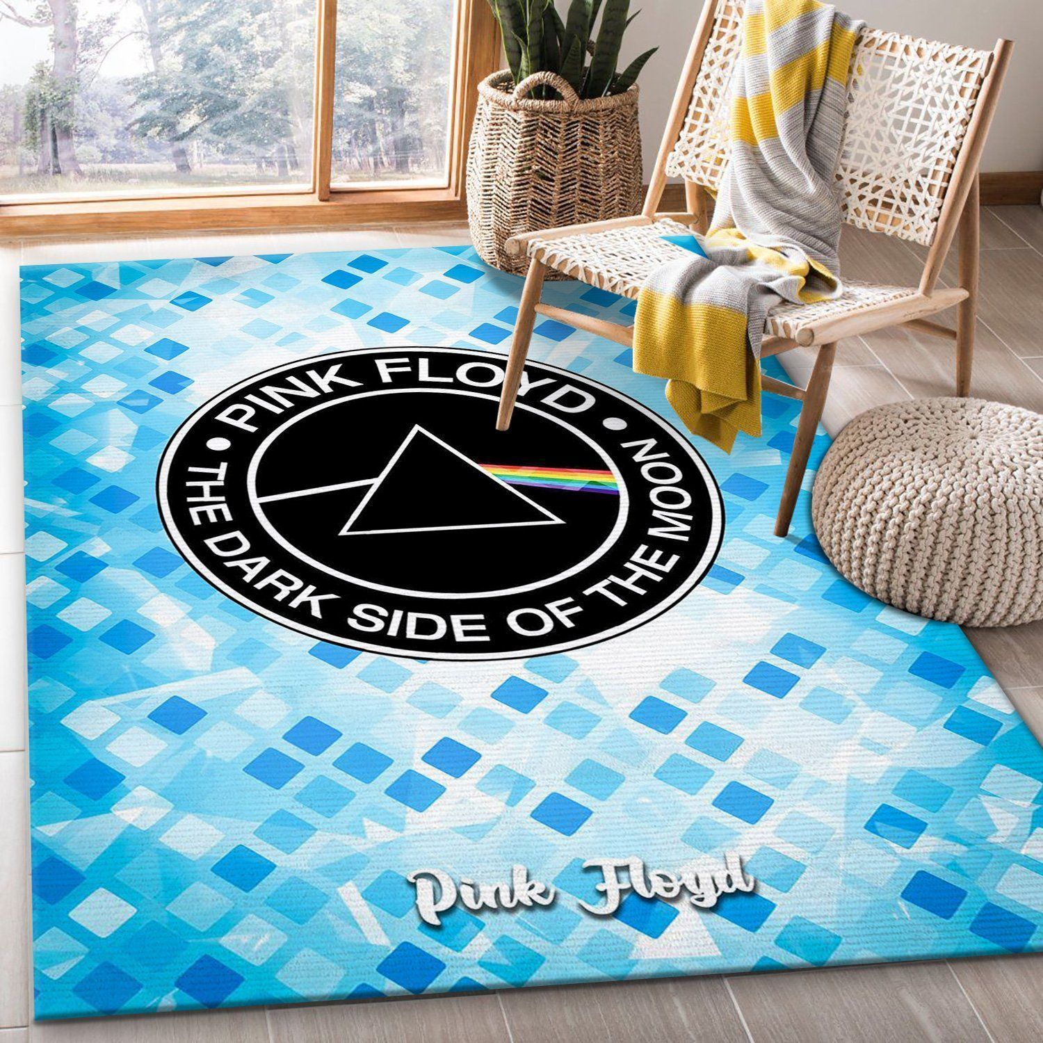 Pink Floyd Rug Living Room Rug Home US Decor - Indoor Outdoor Rugs