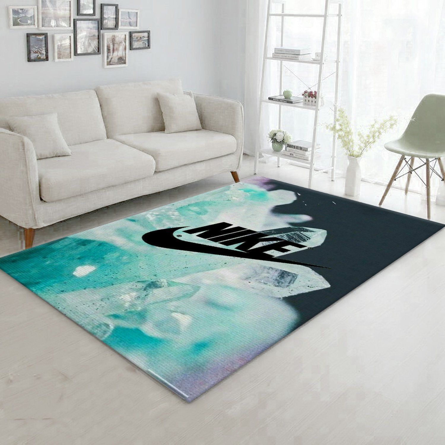 Nike Area Rug Living Room Rug Family Gift US Decor - Indoor Outdoor Rugs