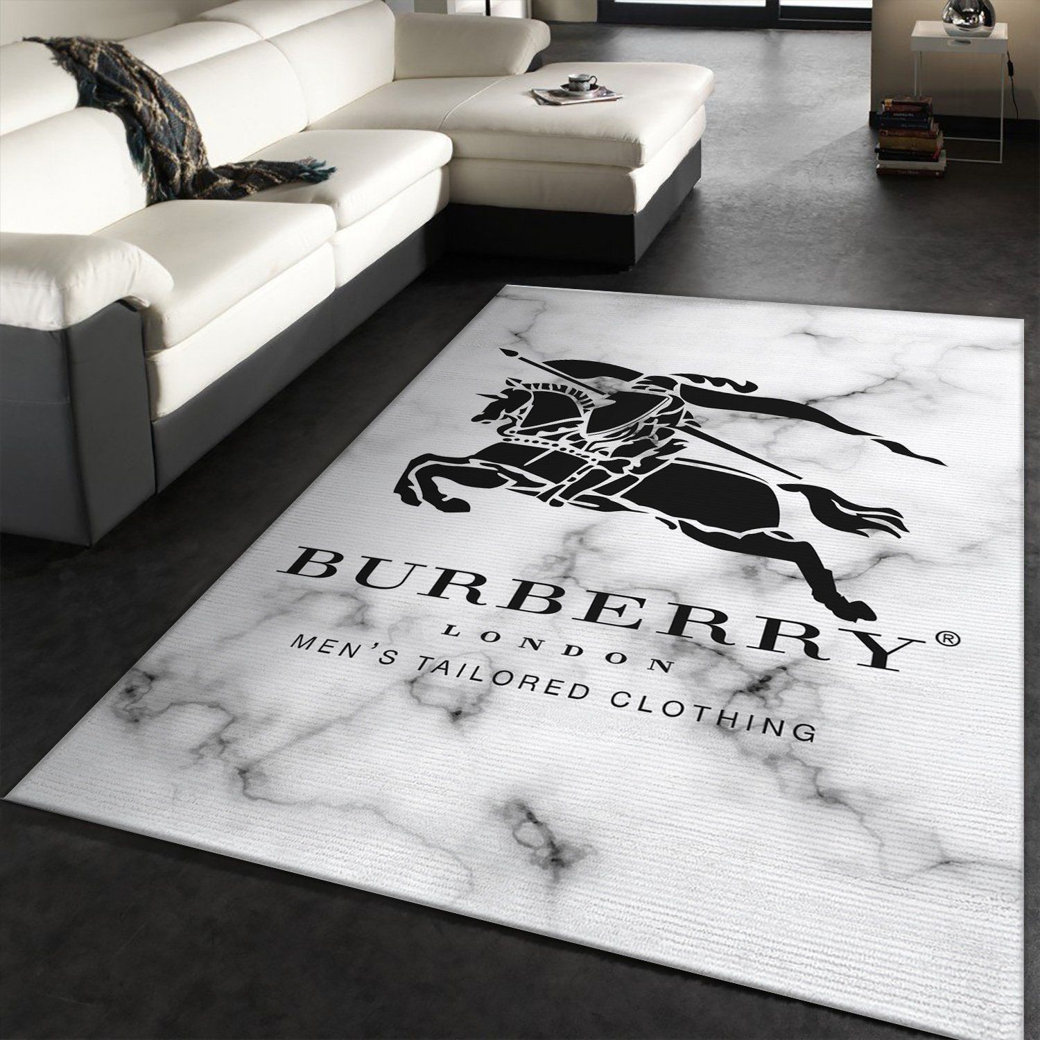 Burberry Rug Fashion Brand Rug Christmas Gift US Decor - Indoor Outdoor Rugs