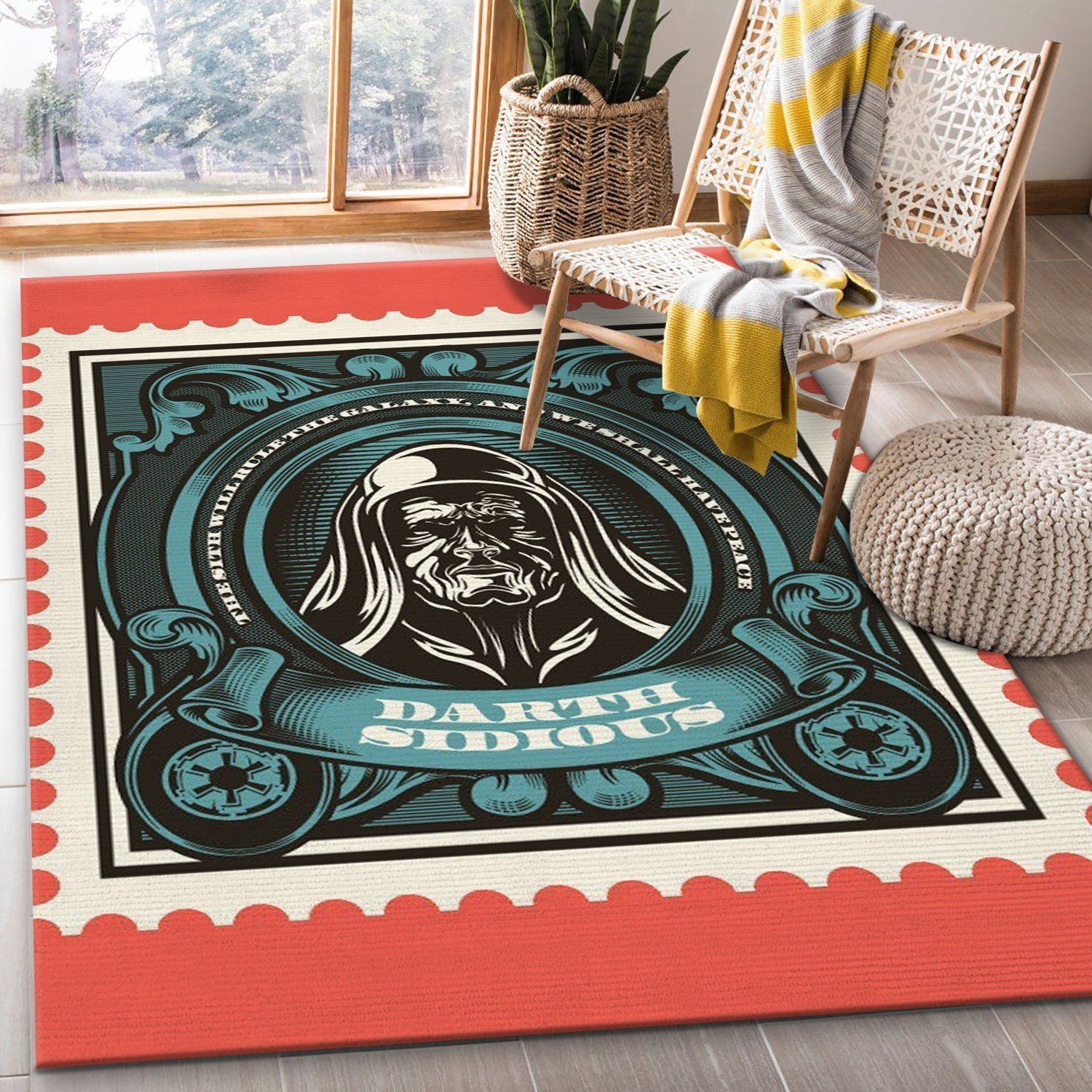 Mandalorian Baby Yoda Ver54 Area Rug Bedroom Rug US Gift Decor - Indoor Outdoor Rugs