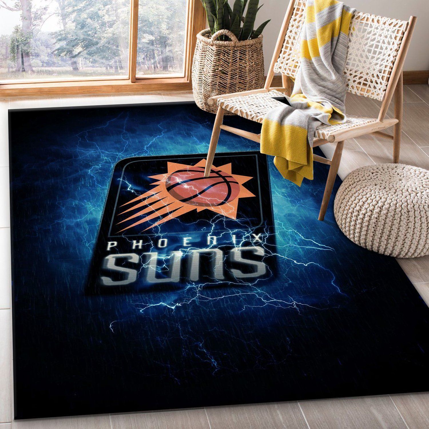 Phoenix Suns Nfl Area Rug For Christmas Living Room Rug Home Decor Floor Decor - Indoor Outdoor Rugs