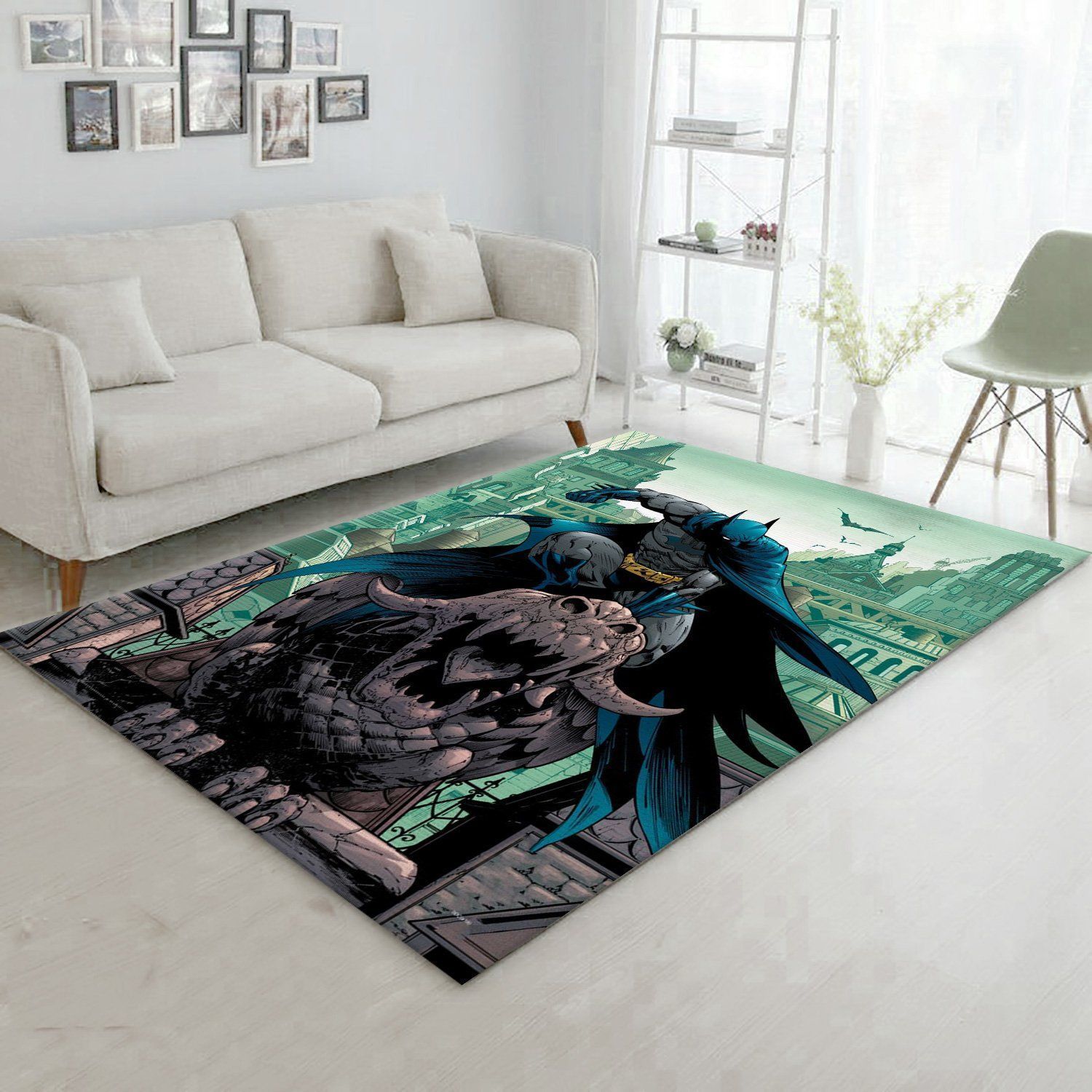 The Knight By Tony Daniel Area Rug Carpet, Gift for fans, Home US Decor - Indoor Outdoor Rugs