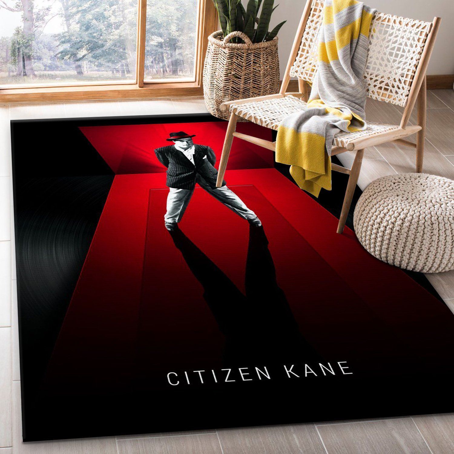 Citizen Kane Rug Art Painting Movie Rugs Christmas Gift US Decor - Indoor Outdoor Rugs