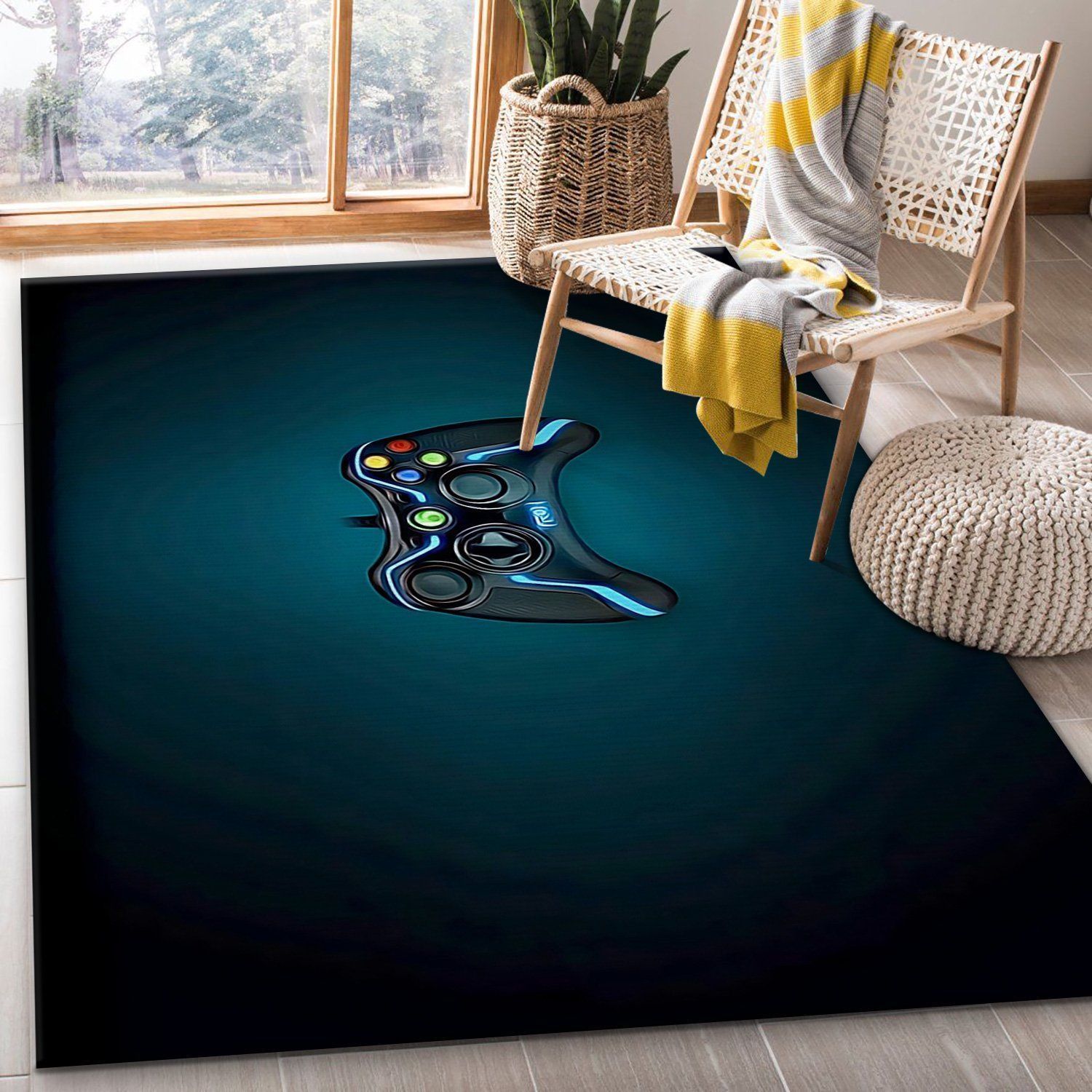 Xbox V12 Area Rug For Gift Living Room Rug US Gift Decor - Indoor Outdoor Rugs