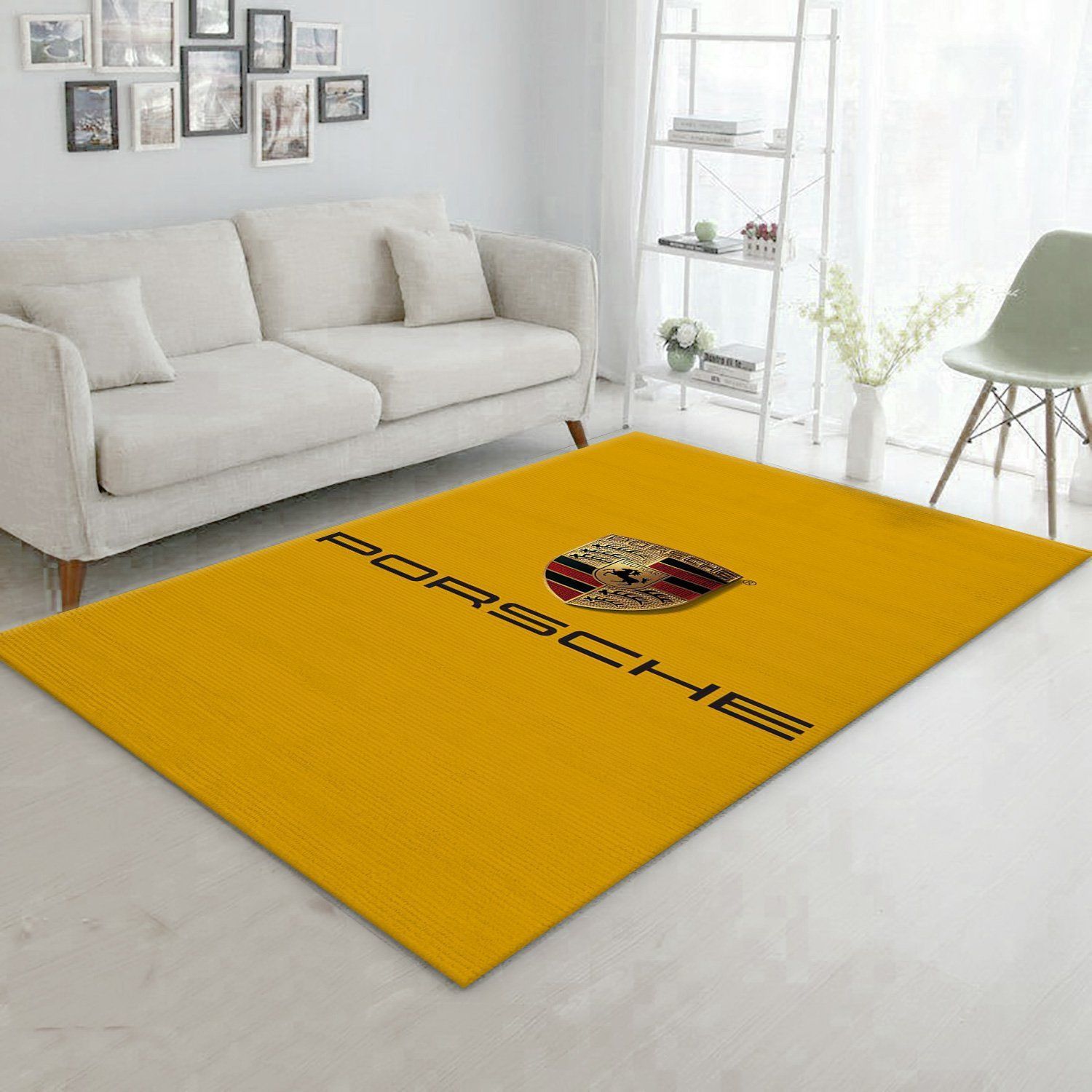 Porsche Logo Ver9 Area Rug For Christmas Bedroom Rug Christmas Gift US Decor - Indoor Outdoor Rugs