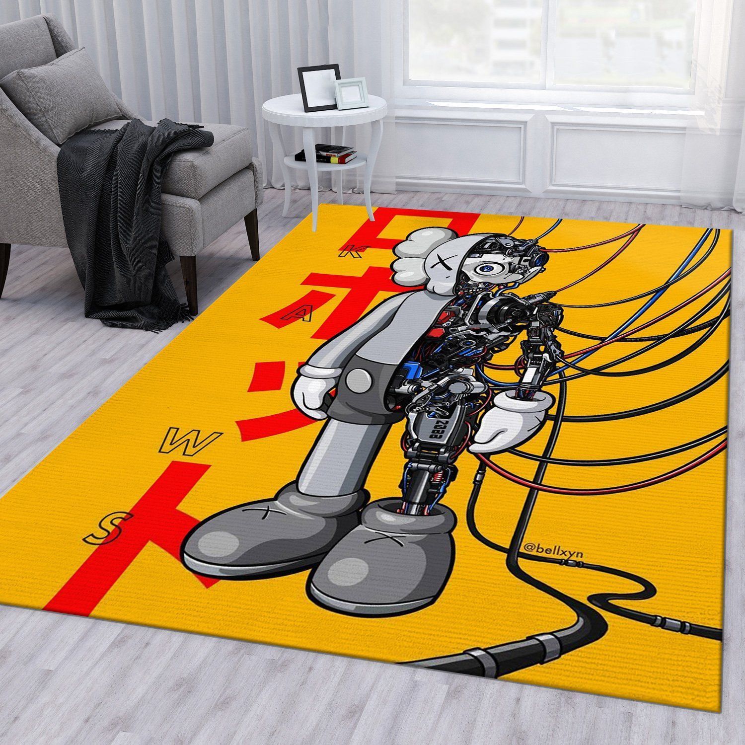 Kaws Fashion Brand Area Rug For Christmas Bedroom Rug Christmas Gift US Decor - Indoor Outdoor Rugs