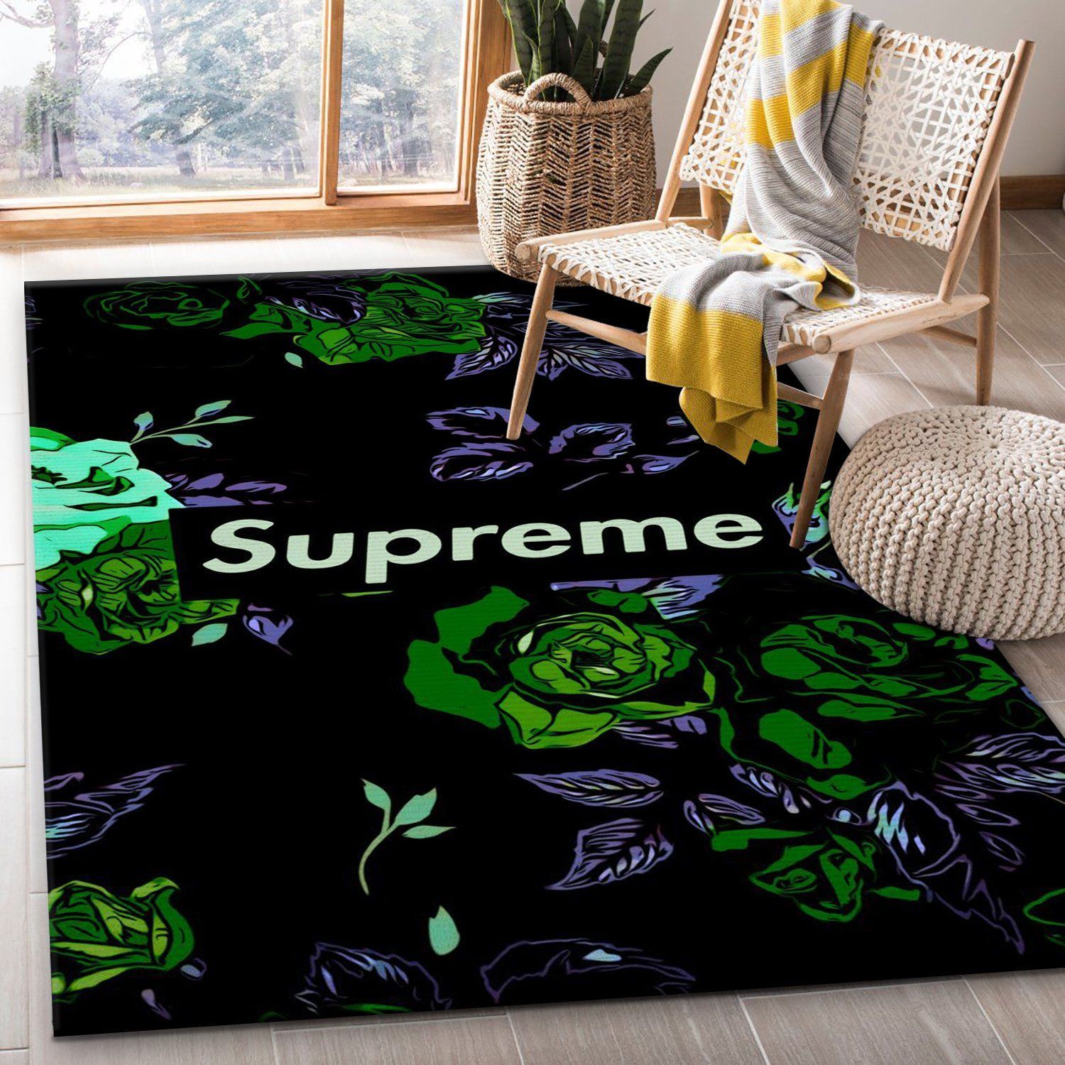 Supreme Rug Fashion Brand Rug Home Decor Floor Decor - Indoor Outdoor Rugs