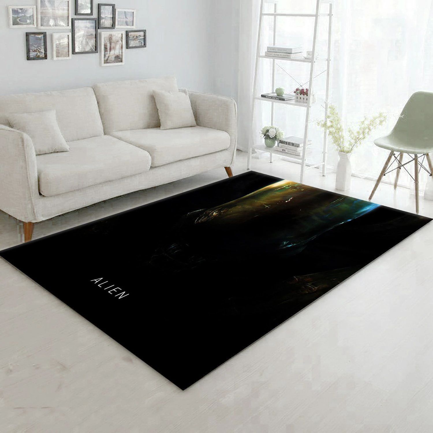 Alien Rug Movie Rug US Gift Decor - Indoor Outdoor Rugs