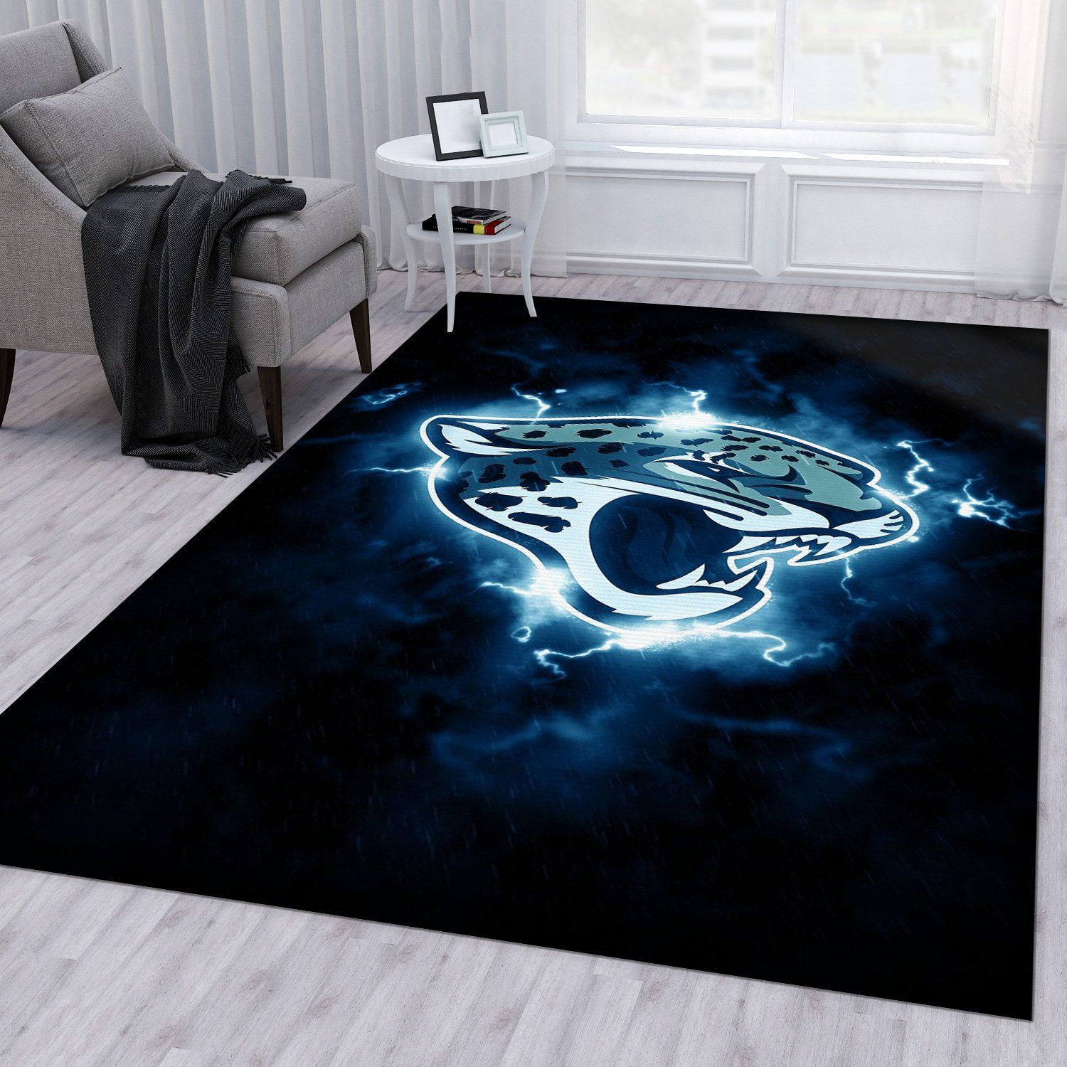 Jacksonville Jaguars NFL Rug Living Room Rug Home Decor Floor Decor - Indoor Outdoor Rugs