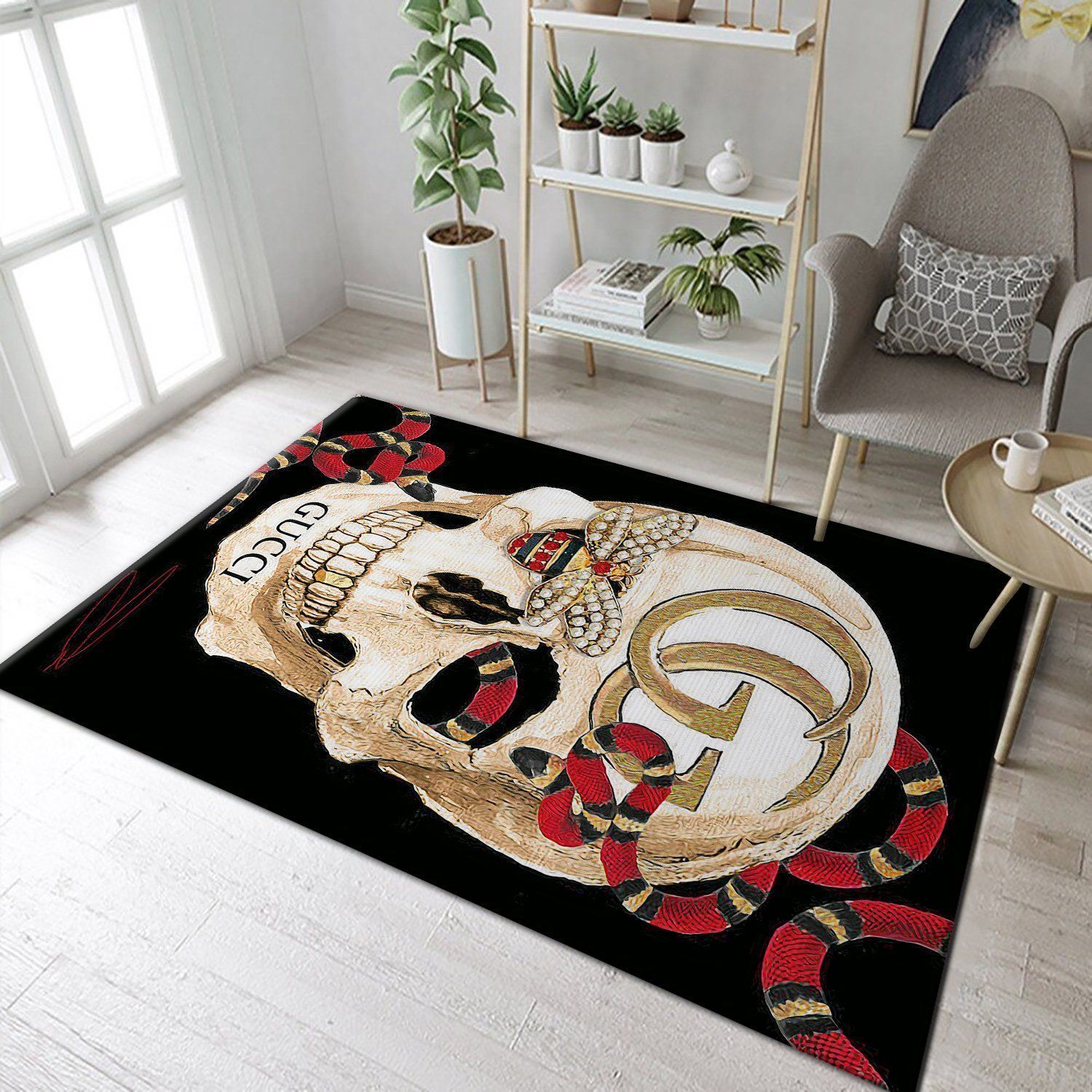 Gucci Area Rug Living Room Carpet Christmas Gift Floor Decor The US Decor - Indoor Outdoor Rugs