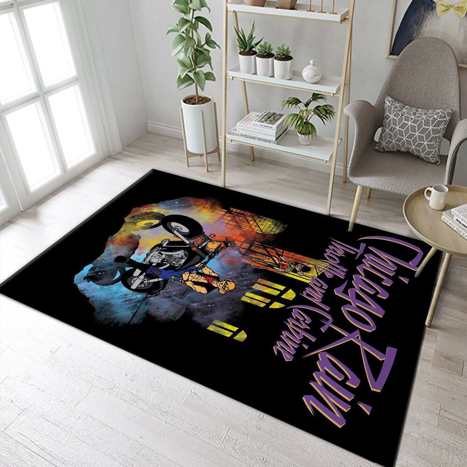 Chicago Rain Area Rug Carpet, Living Room Rug, Family Gift US Decor - Indoor Outdoor Rugs