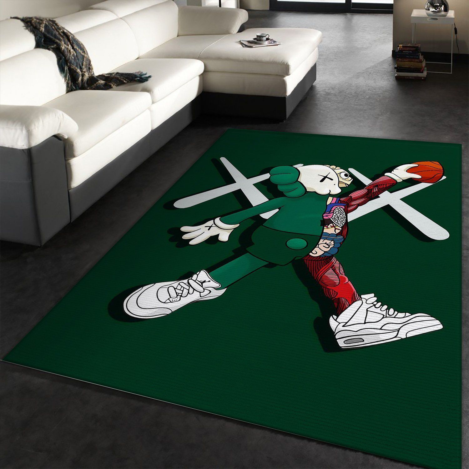 Kaws Rug Living Room Rug Christmas Gift US Decor - Indoor Outdoor Rugs