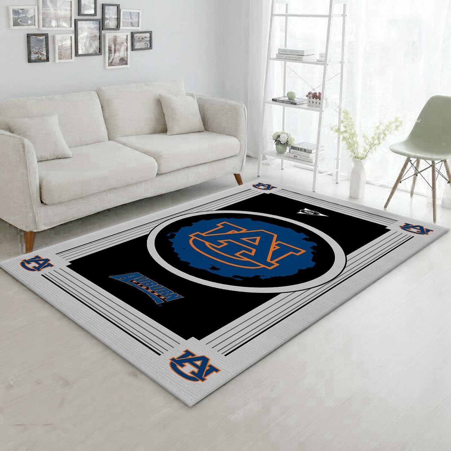 Auburn Tigers NCAA Team Logo Area Rugs Living Room Carpet Floor Decor The US Decor - Indoor Outdoor Rugs