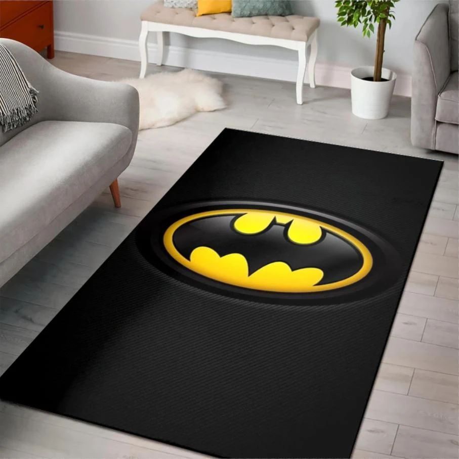 Dc Batman Area Rug Rugs For Living Room Rug Home Decor - Indoor Outdoor Rugs