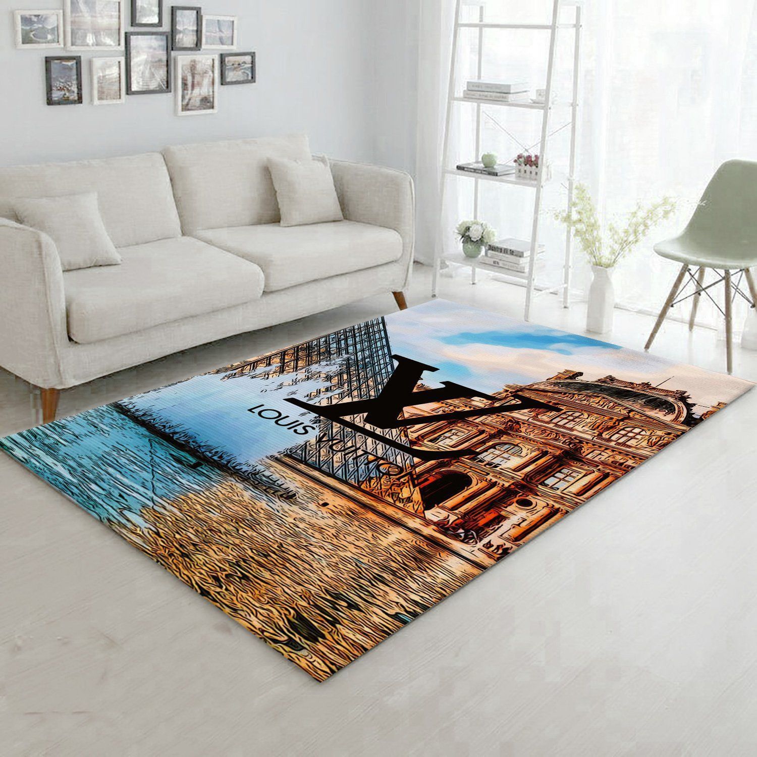 Lv Fashion Area Rug Fashion Brand Rug Christmas Gift US Decor - Indoor Outdoor Rugs