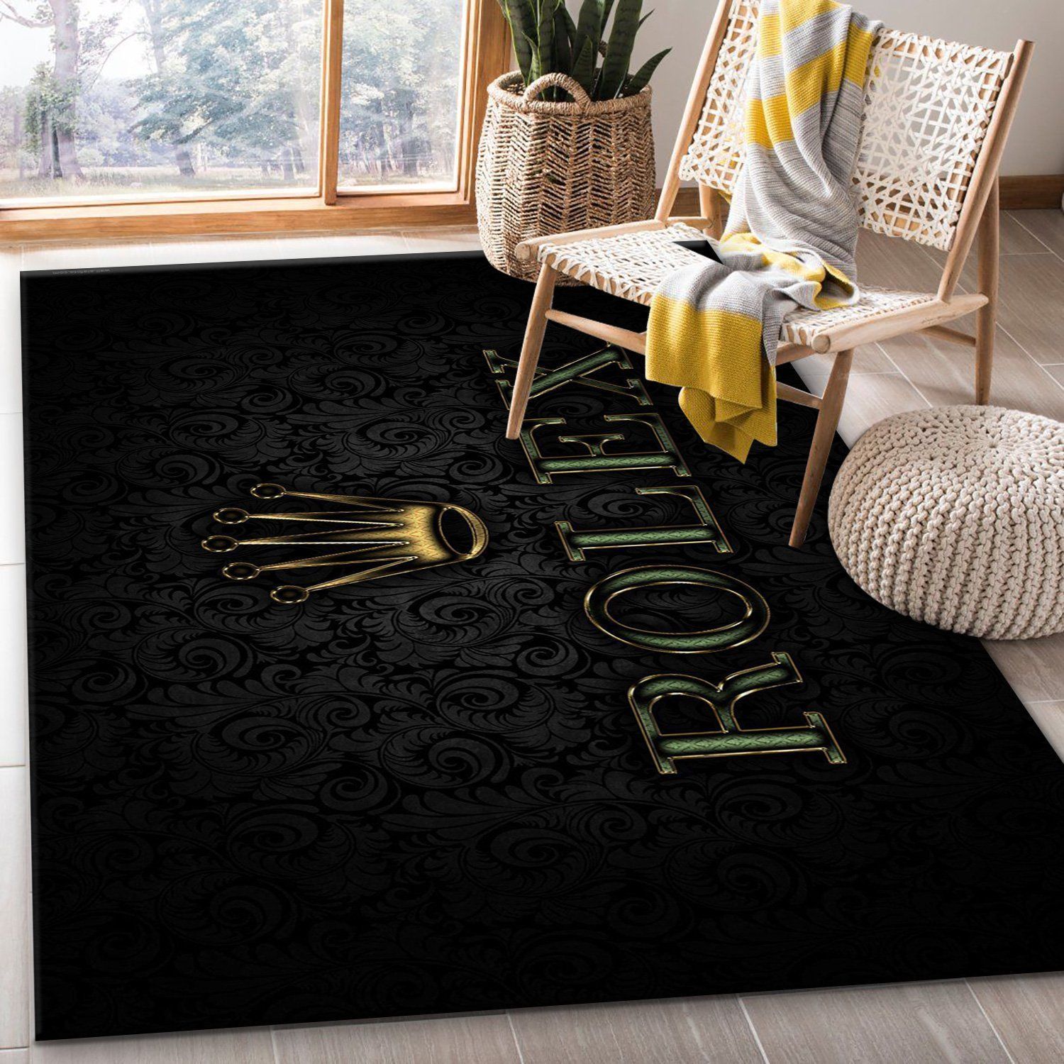 Rolex V7 Rug Living Room Rug Home Decor Floor Decor - Indoor Outdoor Rugs