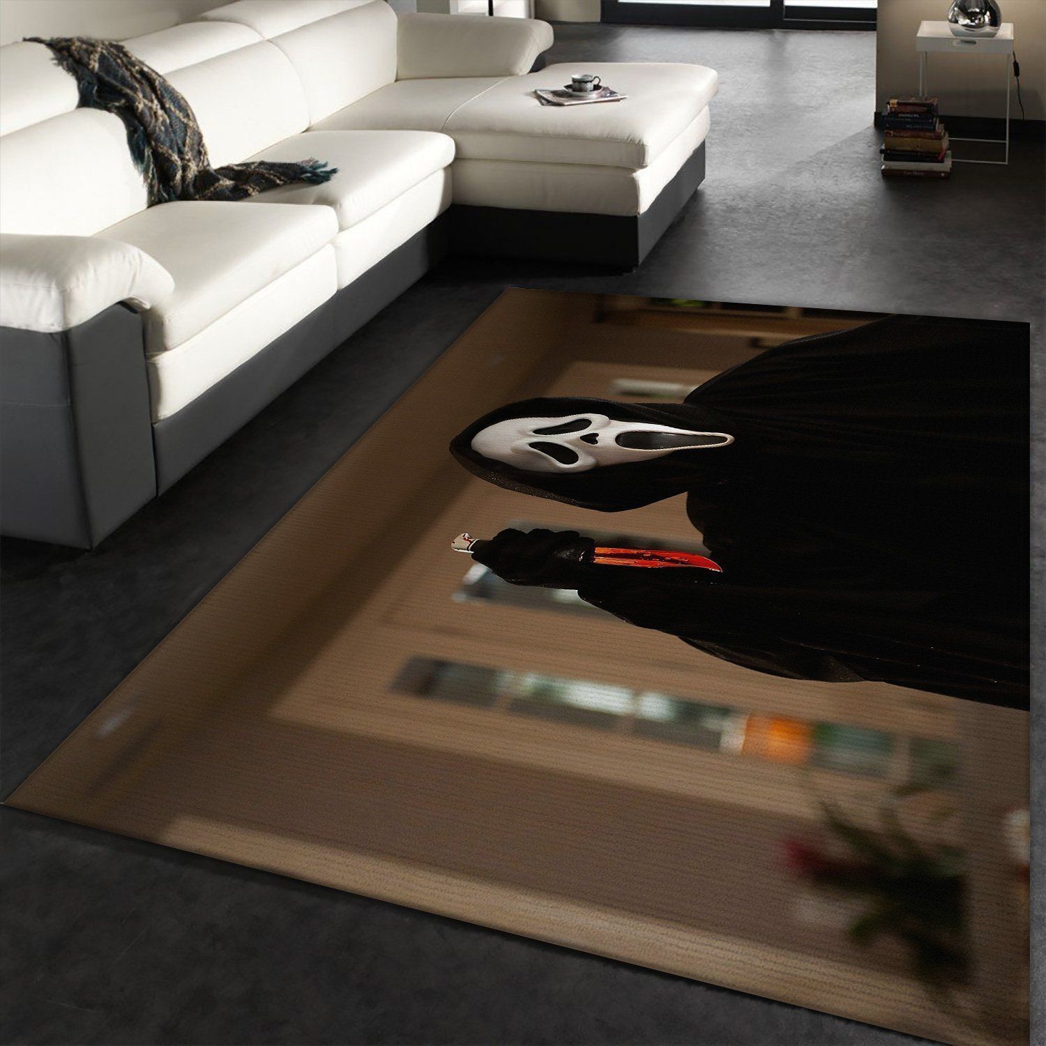 Scream Halloween Rug Floor Decor The US Decor - Indoor Outdoor Rugs