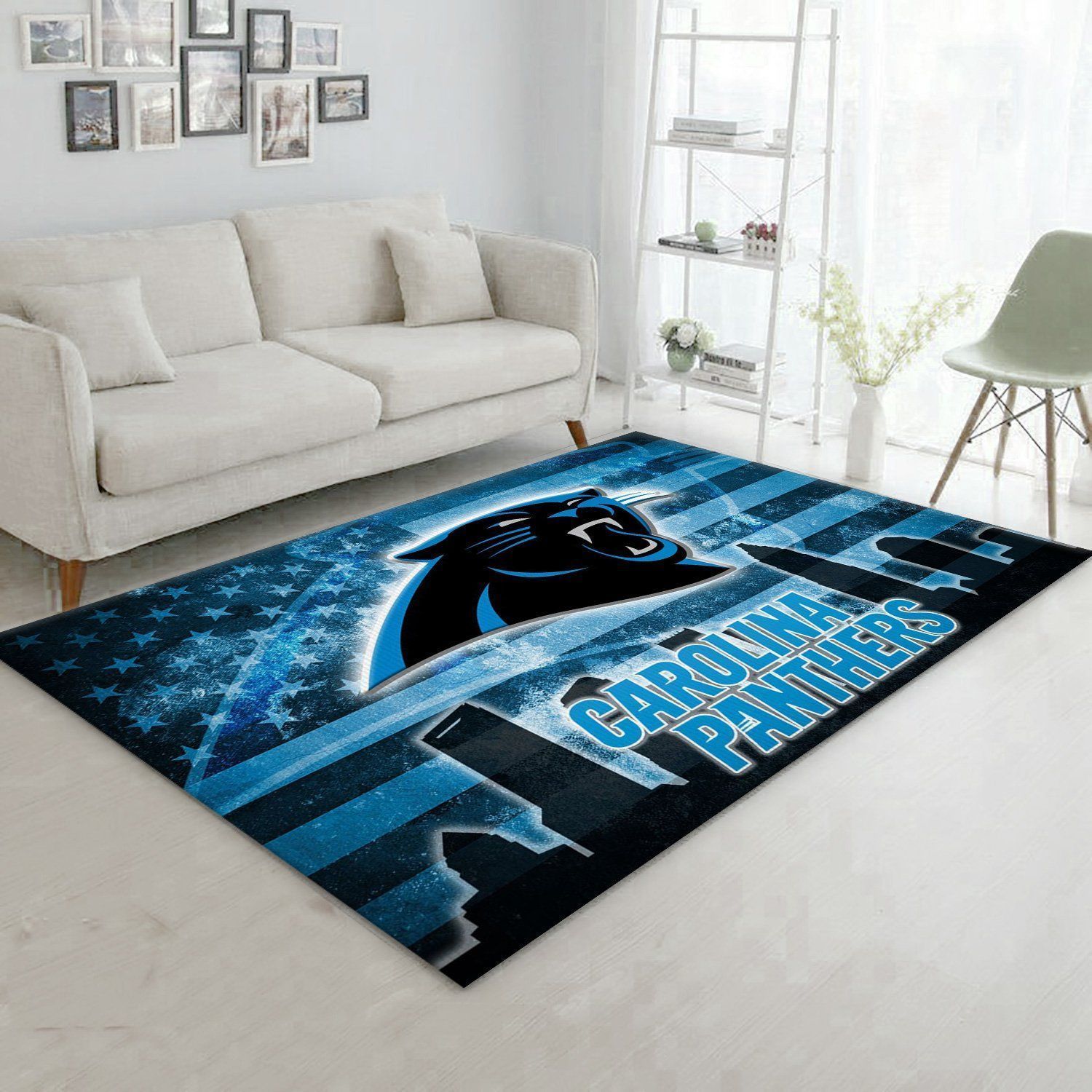 Carolina Panthers NFL Area Rug Bedroom Rug US Gift Decor - Indoor Outdoor Rugs