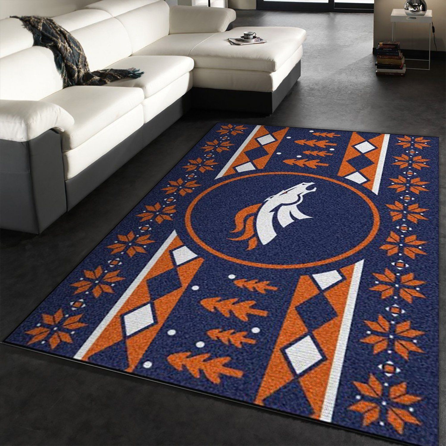 Denver Broncos Nfl Area Rug Carpet, Bedroom Rug, US Gift Decor - Indoor Outdoor Rugs