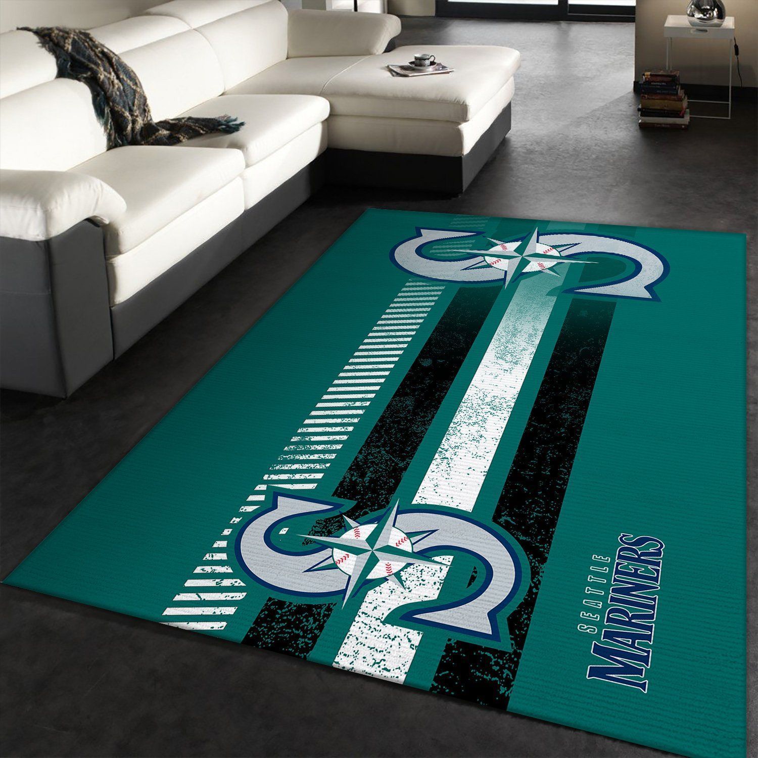 Seattle Mariners Mlb Rug Room Carpet Sport Custom Area Floor Mat Home Decor - Indoor Outdoor Rugs