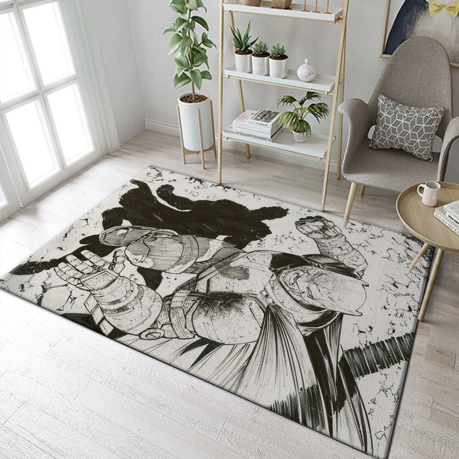 Do You Bleed Sketch By Tony Daniel DC Comics Area Rug, Living room and bedroom Rug, US Gift Decor - Indoor Outdoor Rugs